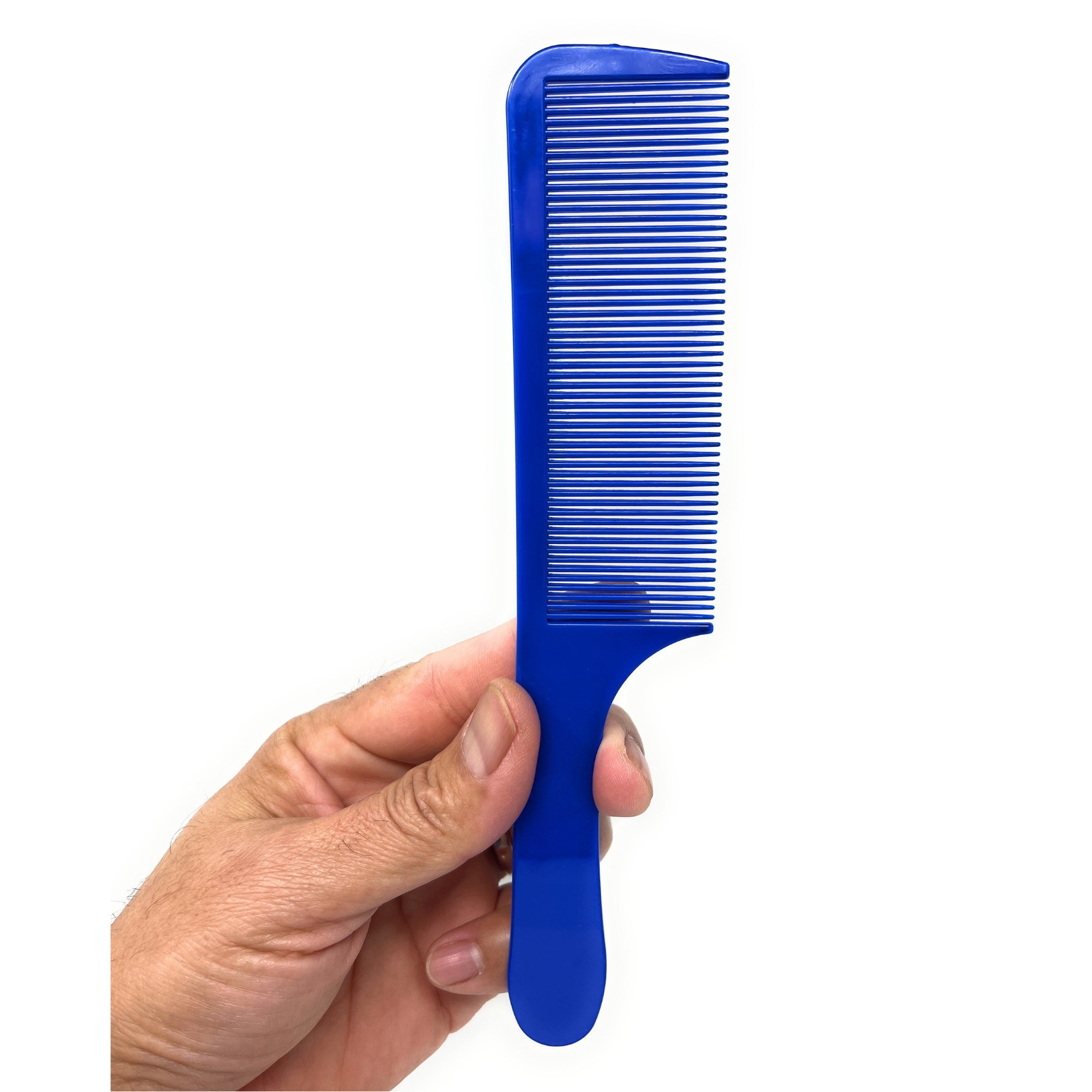 Scalpmaster Fade Clipper & Blending Comb Set - 2 Pack Flexible Hair Cutting Combs for Professional Barber Fades & Blends (Blue) - Perfect for Home Haircuts & Salon Styling