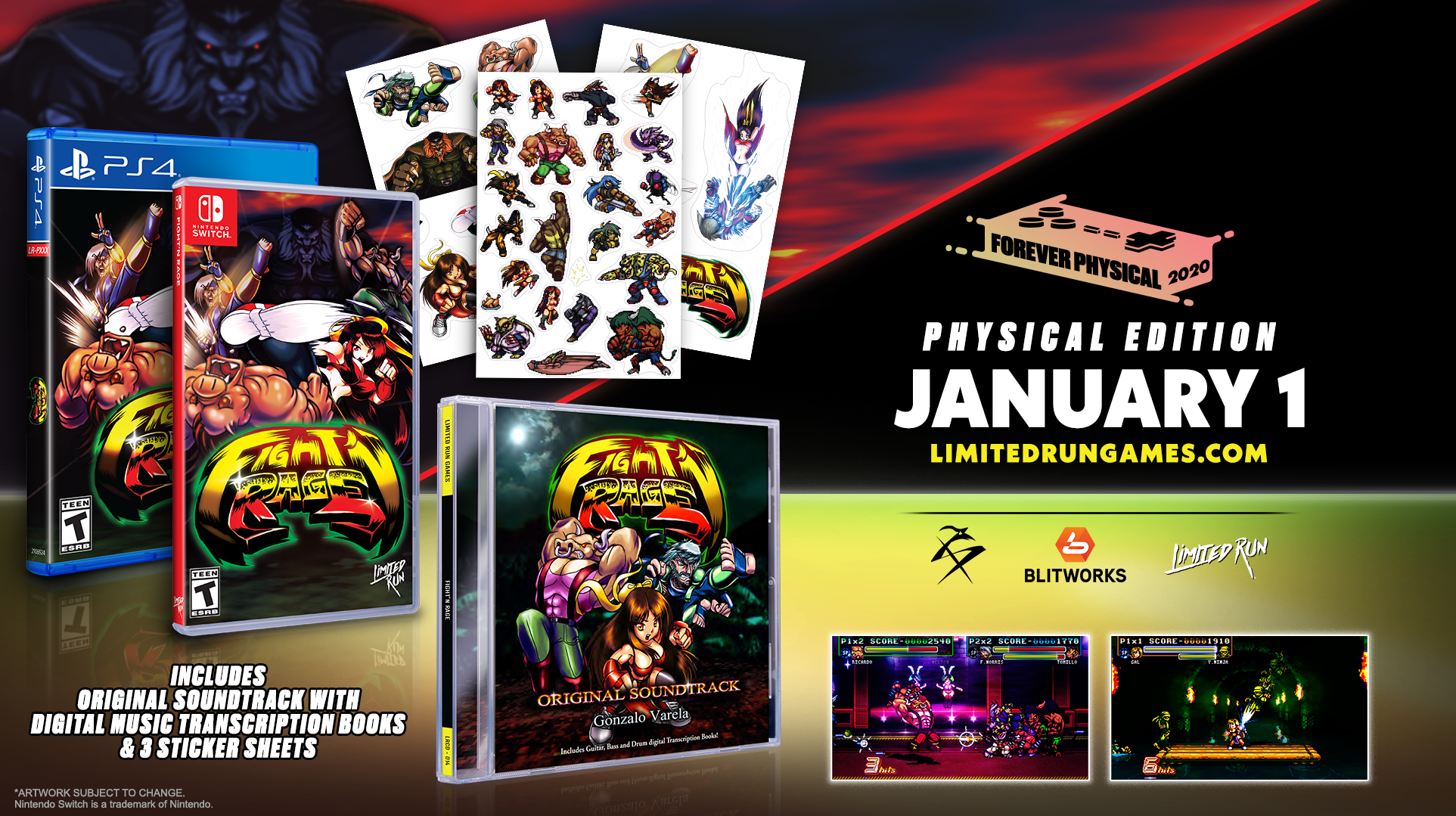 Fight'N Rage Soundtrack Bundle for PS4 - Limited Edition #381 - Perfect for Gaming Enthusiasts & Collectors