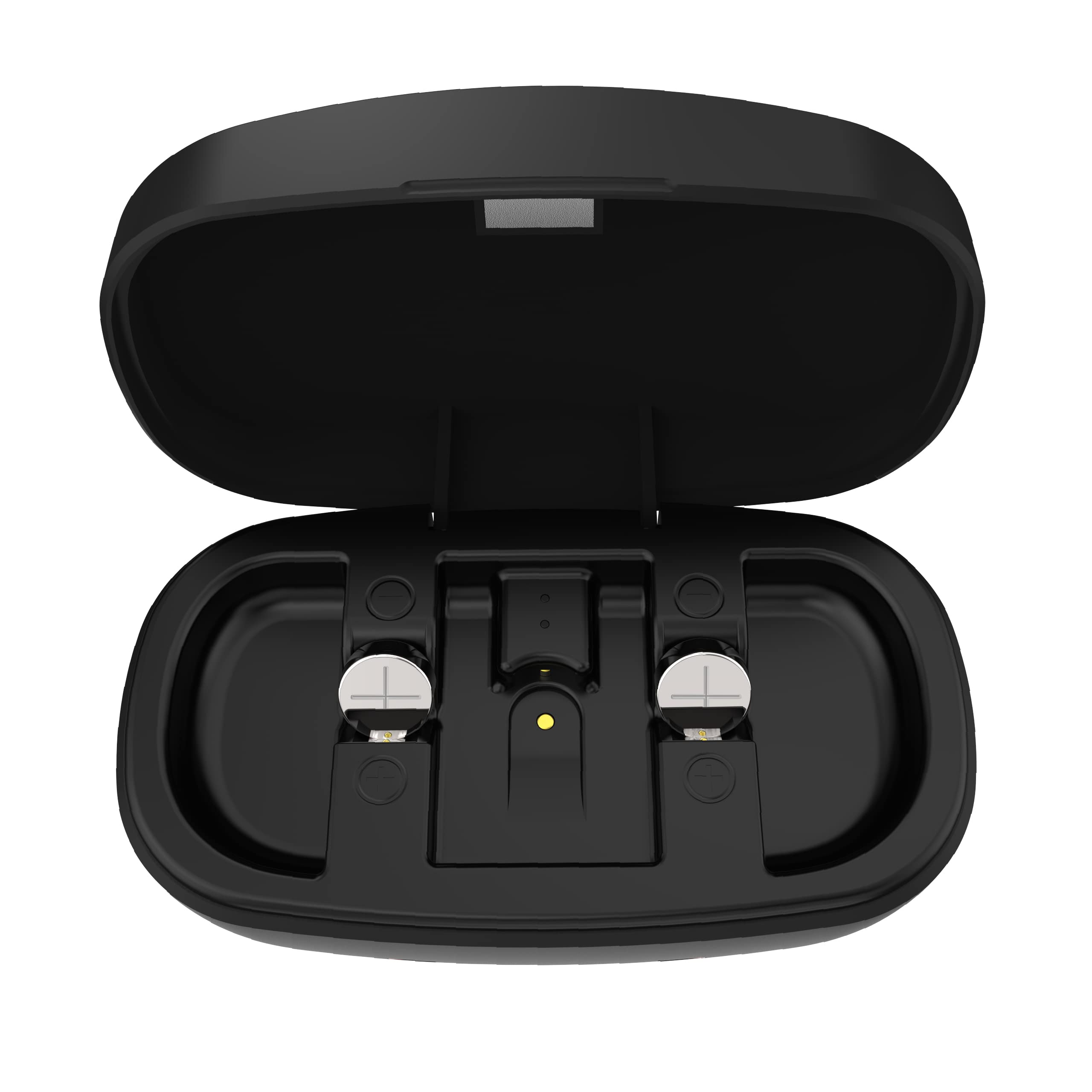 Wokyo Rechargeable 312 Hearing Aid Batteries with Charger & Travel Case - 2 Pack 312 Button Batteries for Hearing Amplifiers | Portable Charging Solution for Travel, Home & Daily Use