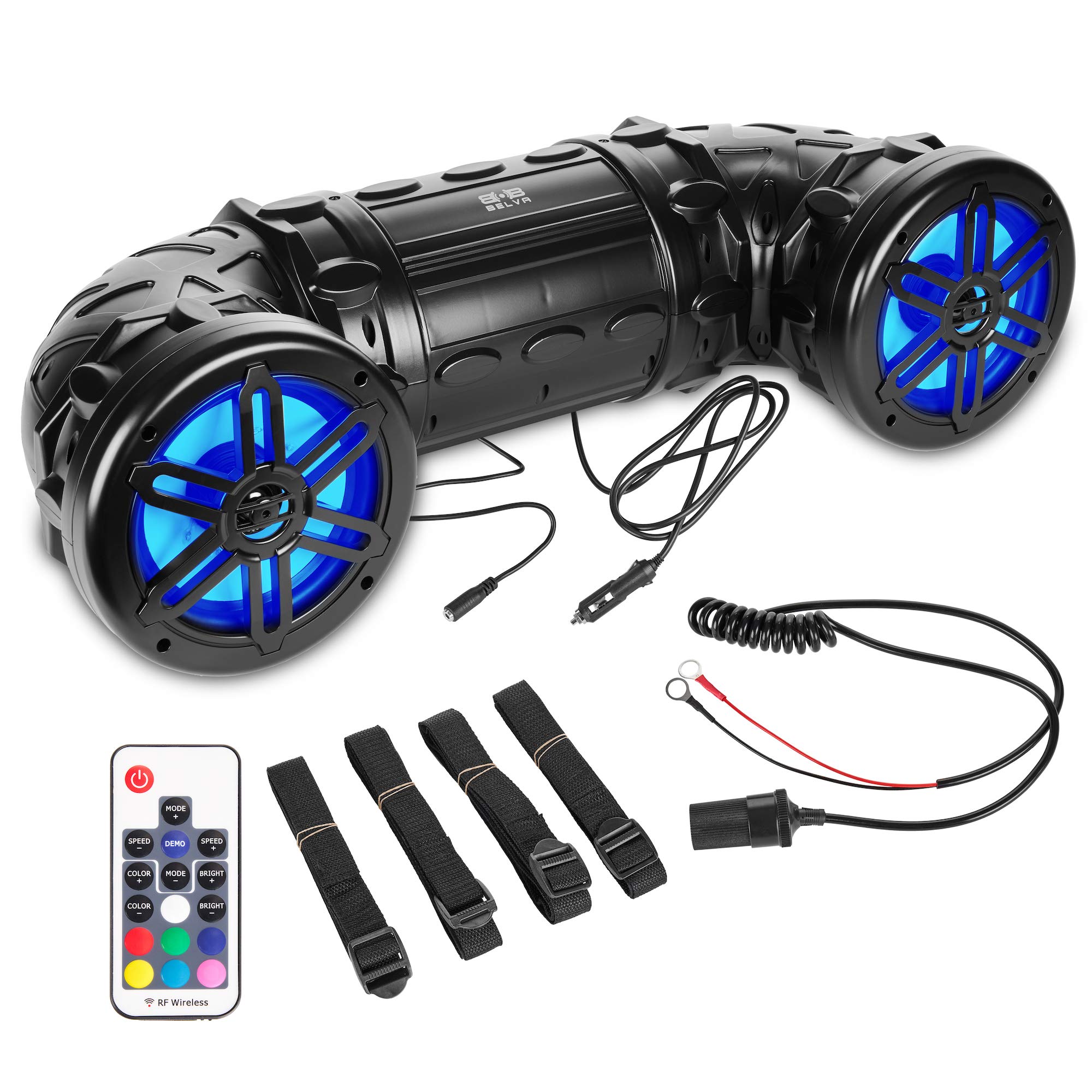 BELVA BPS8RGB Waterproof UTV/ATV Sound System - Dual 8