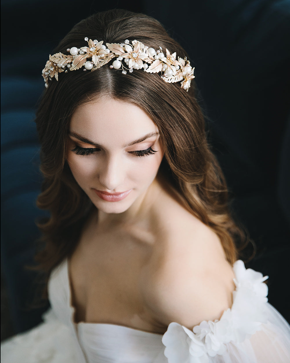 Priya Leaf Headband - Elegant Floral Hair Accessory for Women & Girls | Perfect for Weddings, Parties & Everyday Wear