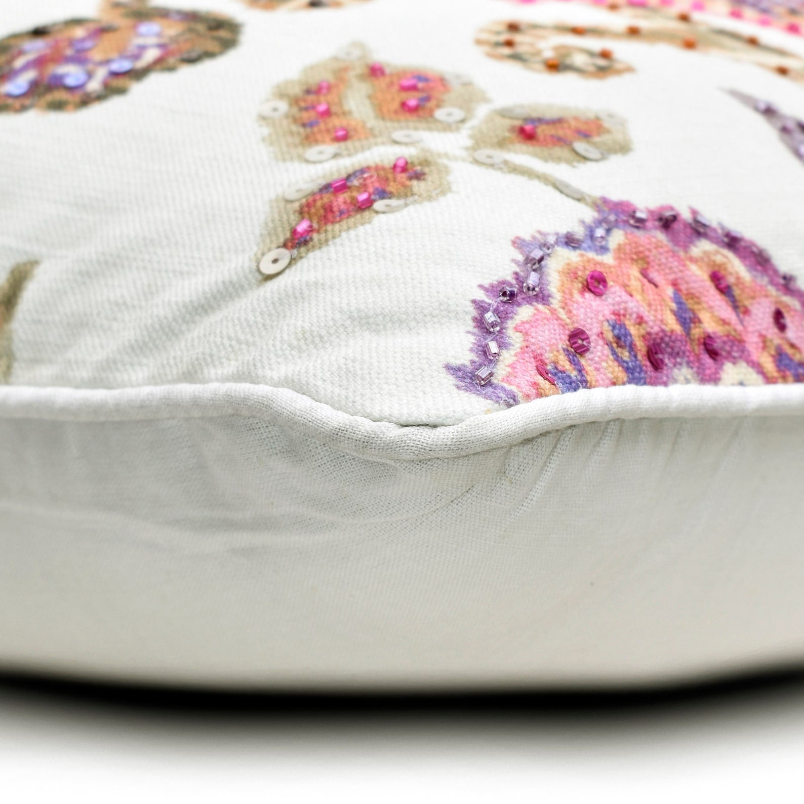 Aster Pink Cotton Decorative Euro Sham Pillowcase - Soft Luxury Bedding for Home Decor, Perfect for Master Bedroom, Guest Room & Hotel Use
