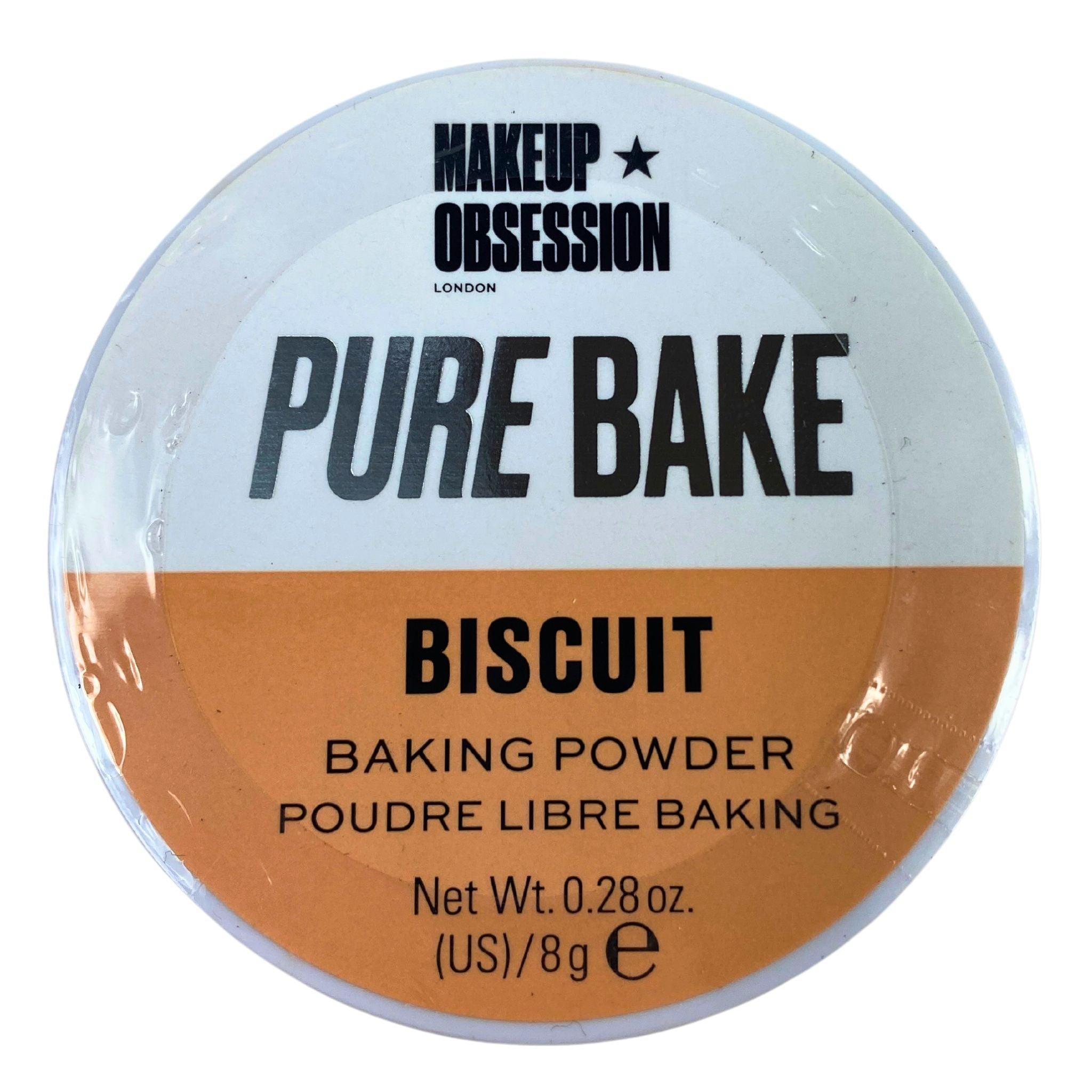 Makeup Obsession Pure Bake Biscuit Baking Powder 0.28OZ (72 Pcs) - Professional Loose Setting Powder for Face Makeup, Oil Control & Pore Minimizing - Perfect for Daily Use & Special Occasions
