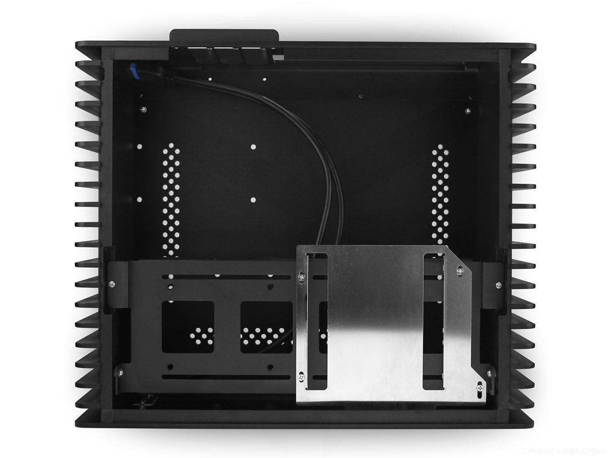 Streacom FC9 ALPHA Fanless Mini-ITX PC Case - Ultra Silent Computer Chassis for Home Theater & Office Workstation