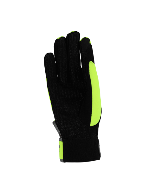 EquiFlector High Visibility Riding Gloves - Reflective Equestrian Safety Gloves for Horseback Riding, Cycling & Outdoor Sports - Day & Night Use