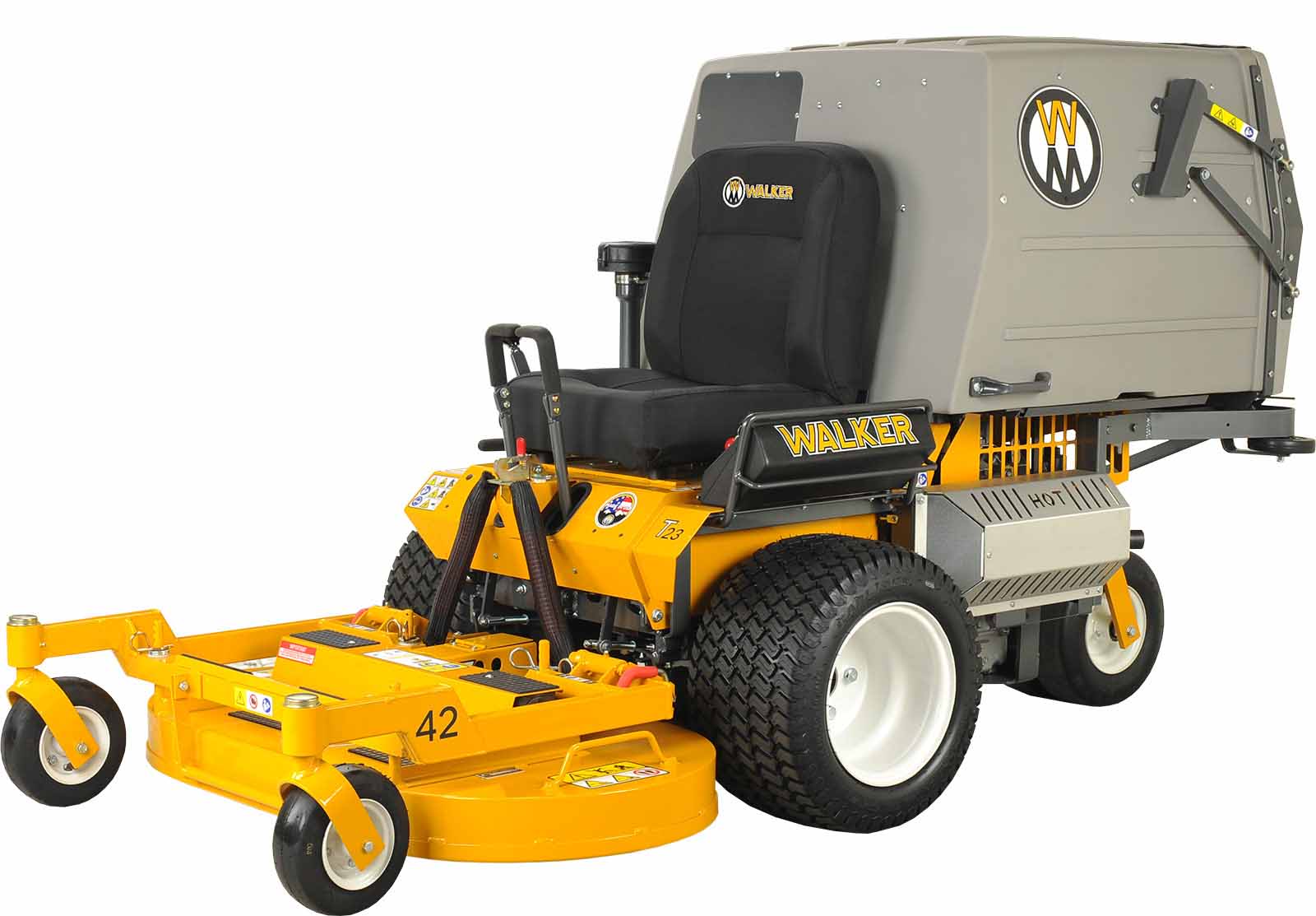 Walker Mowers MT23GHS 23HP Gas Lawn Mower with Grass Handling System - Perfect for Large Yards, Commercial Landscaping & Professional Lawn Care