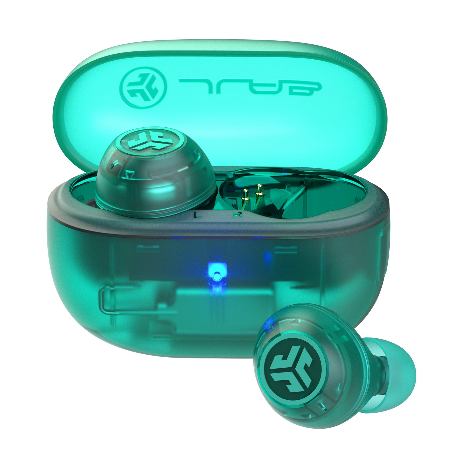JLab Go Pop ANC True Wireless Earbuds - Bluetooth 5.2, 32H Playtime, IPX4 Waterproof (3 Colors) - Perfect for Workouts, Commuting & Travel