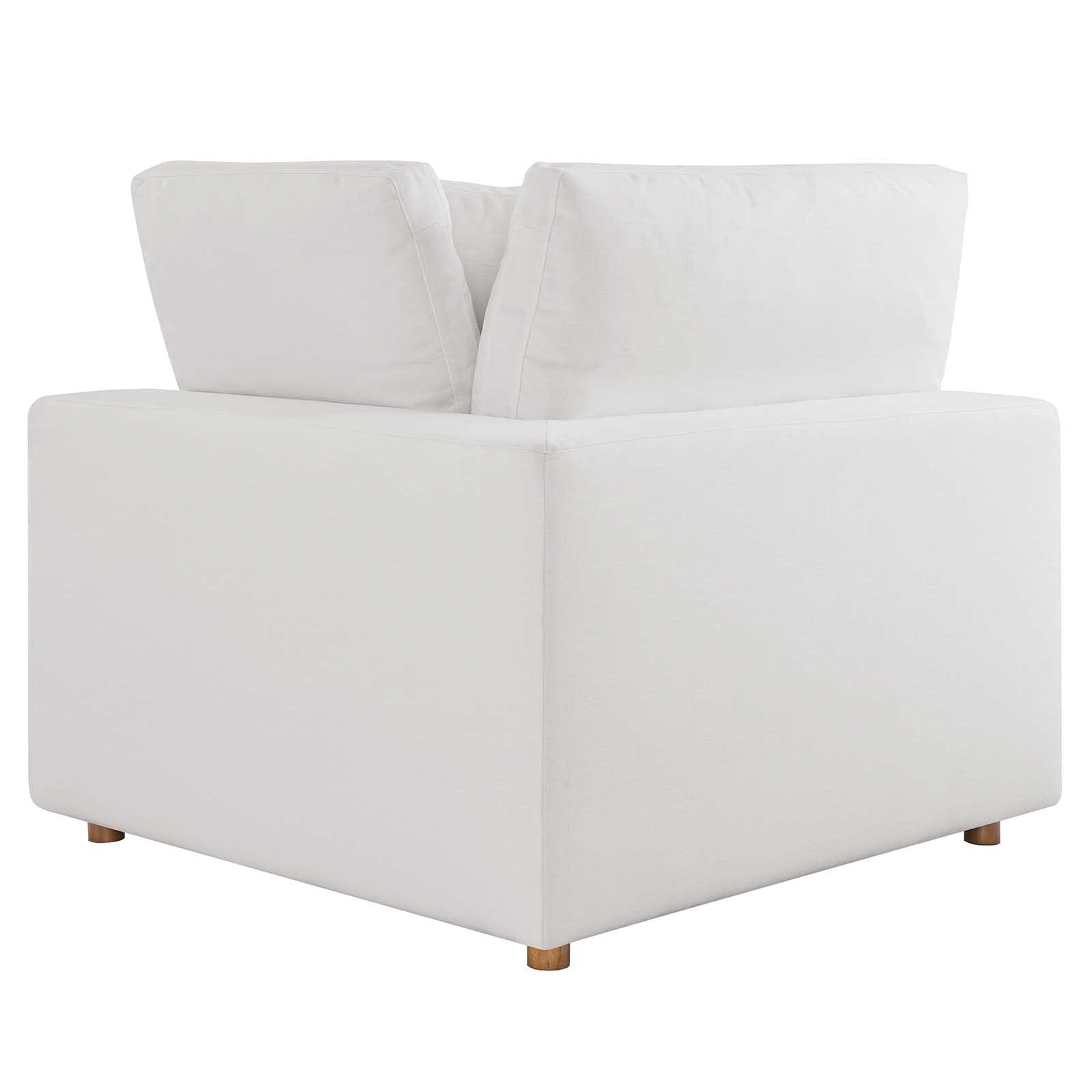 Modway Commix Down-Filled Overstuffed Upholstered 6-Piece Sectional Sofa Set - Luxurious Comfort for Living Room, Family Room & Home Theater - Perfect for Entertaining & Relaxation