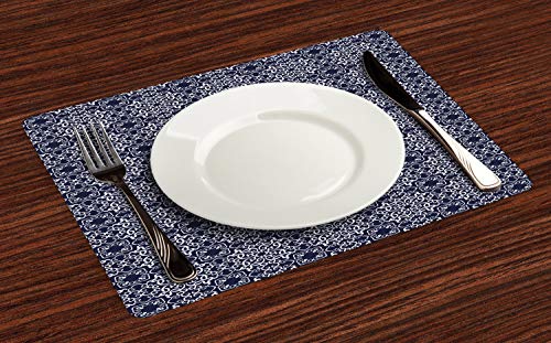 Navy Blue White