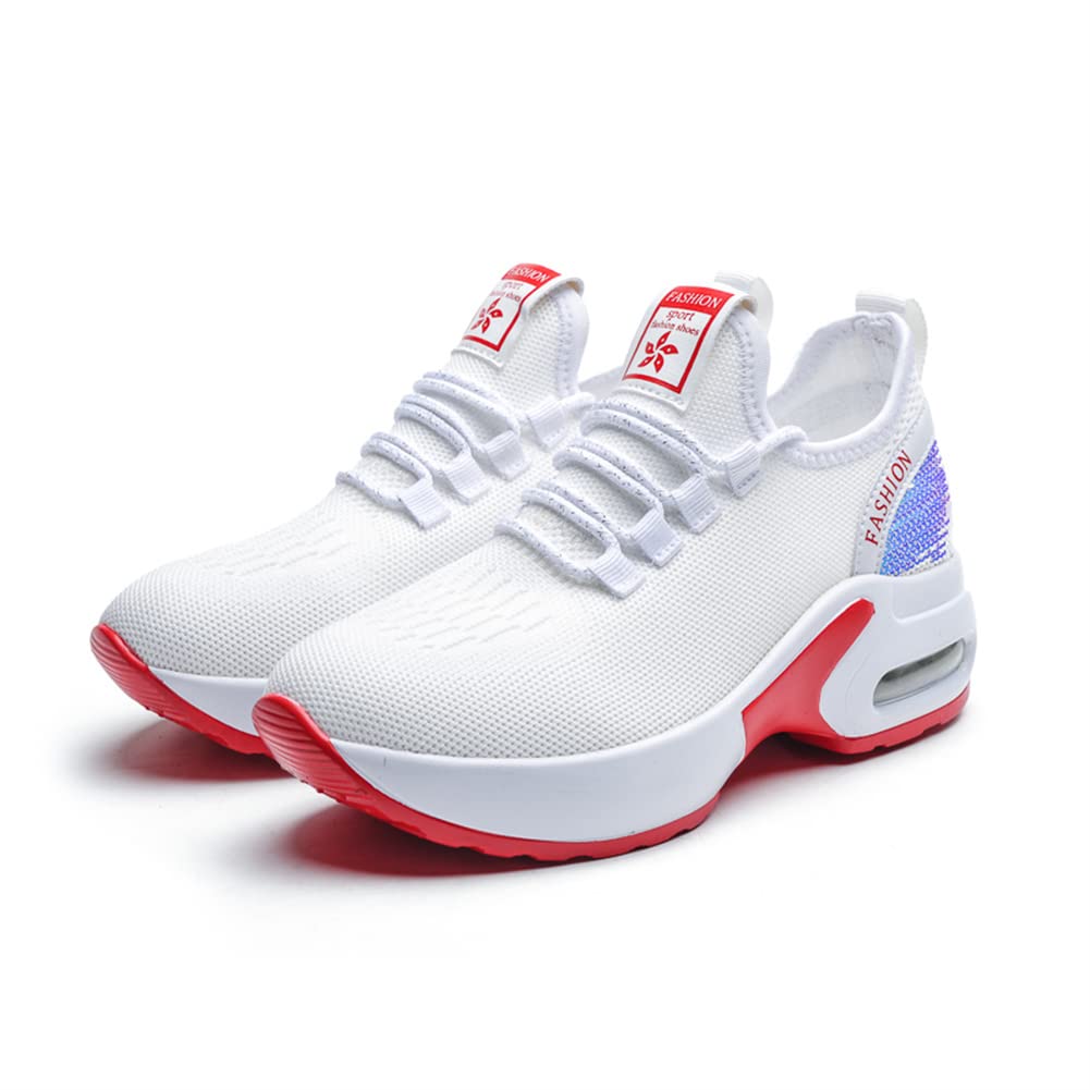 Women's Breathable Mesh Walking Shoes - Lightweight Casual Running Jogging Sneakers for Work, Tennis & Everyday Wear | Comfortable Athletic Shoes for Walking, Gym & Outdoor Activities