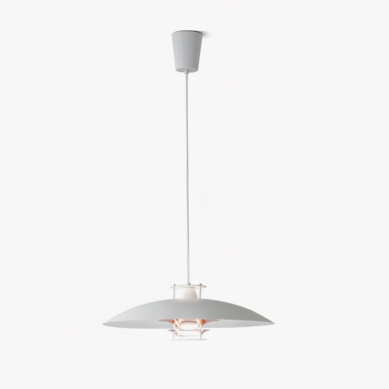 JL 341 Modern Glass Pendant Light - Elegant Hanging Fixture for Kitchen Island, Dining Room & Bedroom Lighting - Dimmable LED Chandelier for Home Decor