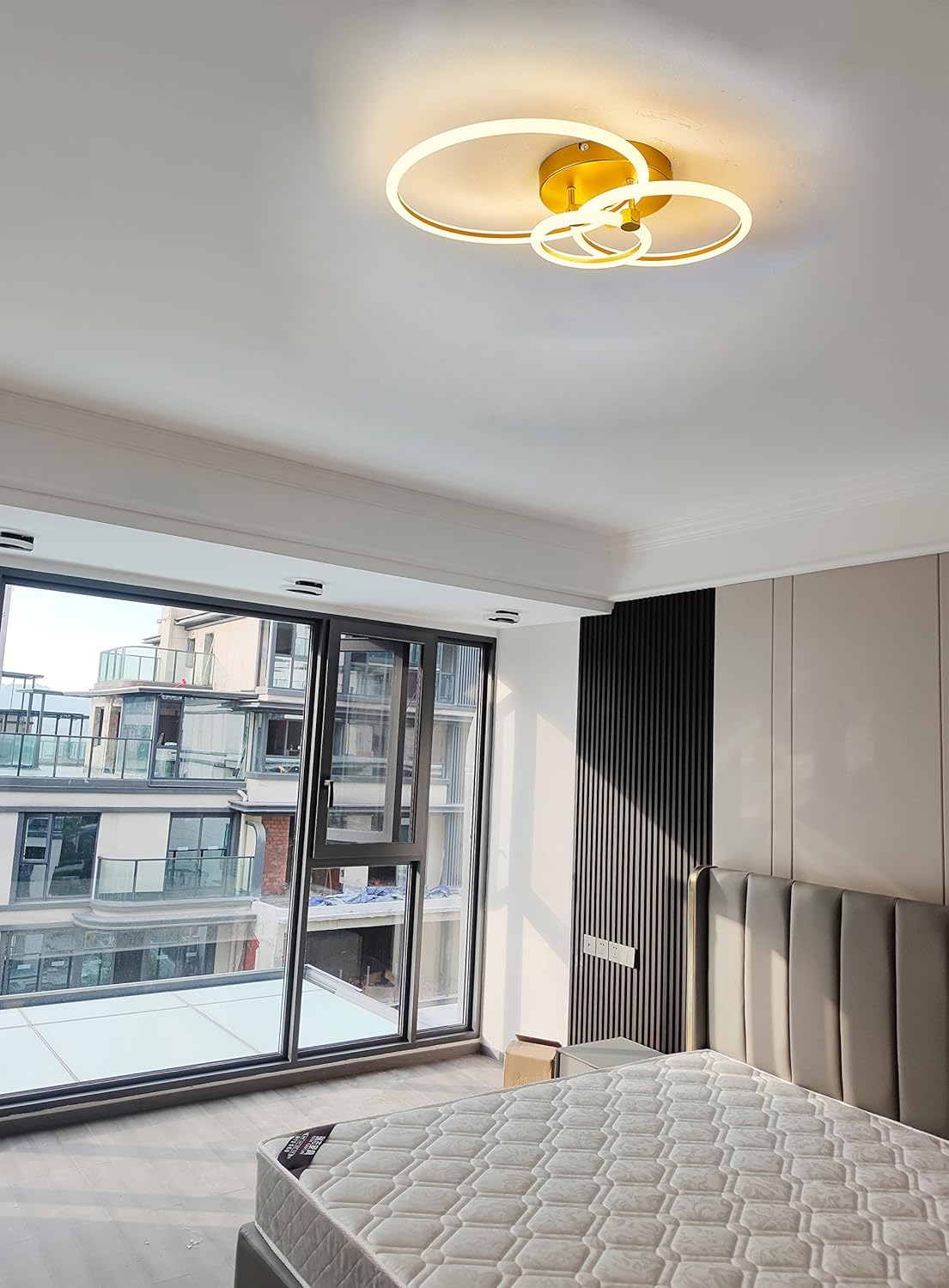 Dimmable LED Superhero Round Ceiling Light for Boys Bedroom - Astronaut Themed Kids Room Lamp with Remote Control, Flush Mount Modern Fixture | Perfect for Children's Room Decor, Christmas & Birthday Gifts