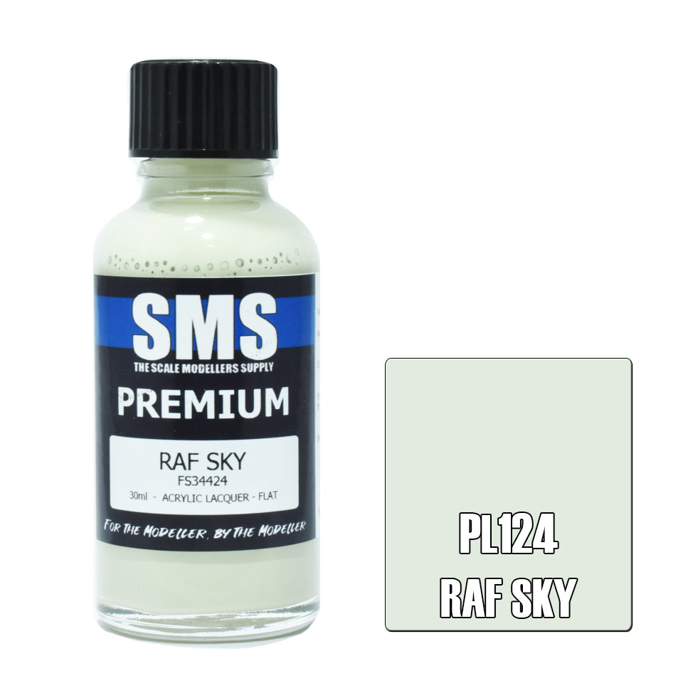Premium 30ML Airbrush Paint - RAF Sky Acrylic Lacquer for Scale Modelers | High-Quality Hobby Paint for Aircraft, Miniatures & DIY Crafts