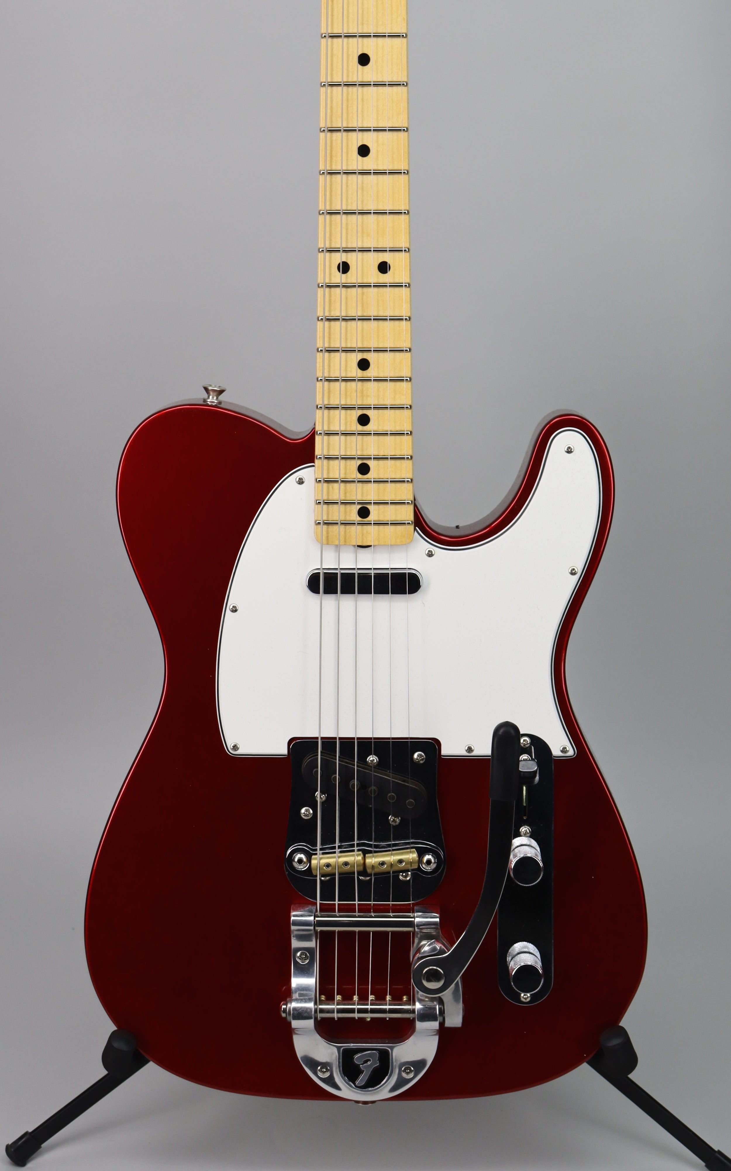 Fender Custom Shop '67 Tele Deluxe Electric Guitar with Bigsby Vibrato - Candy Apple Red Finish | Vintage-Inspired Tone for Rock, Blues & Studio Recording