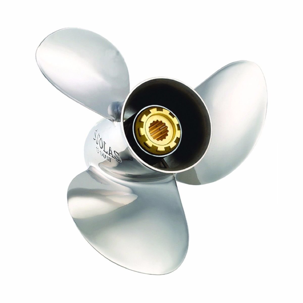 SOLAS New Saturn 3-Blade Stainless Steel Boat Propeller 10.75