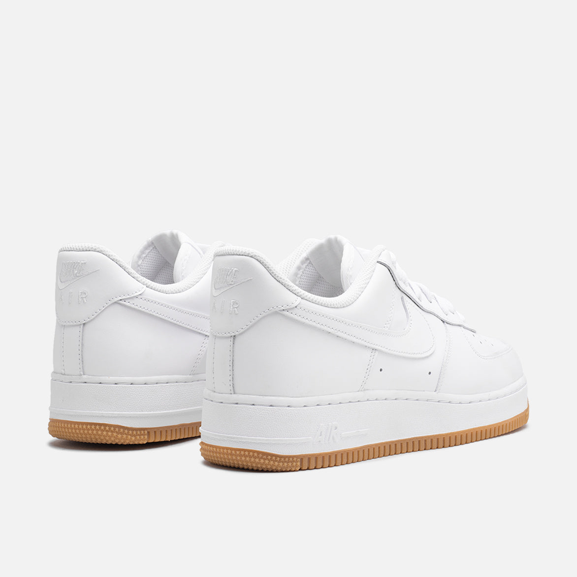 Nike Air Force 1 '07 White Gum Light Brown Sole Sneakers - Casual Wear, Street Fashion & Everyday Comfort Shoes for Men & Women