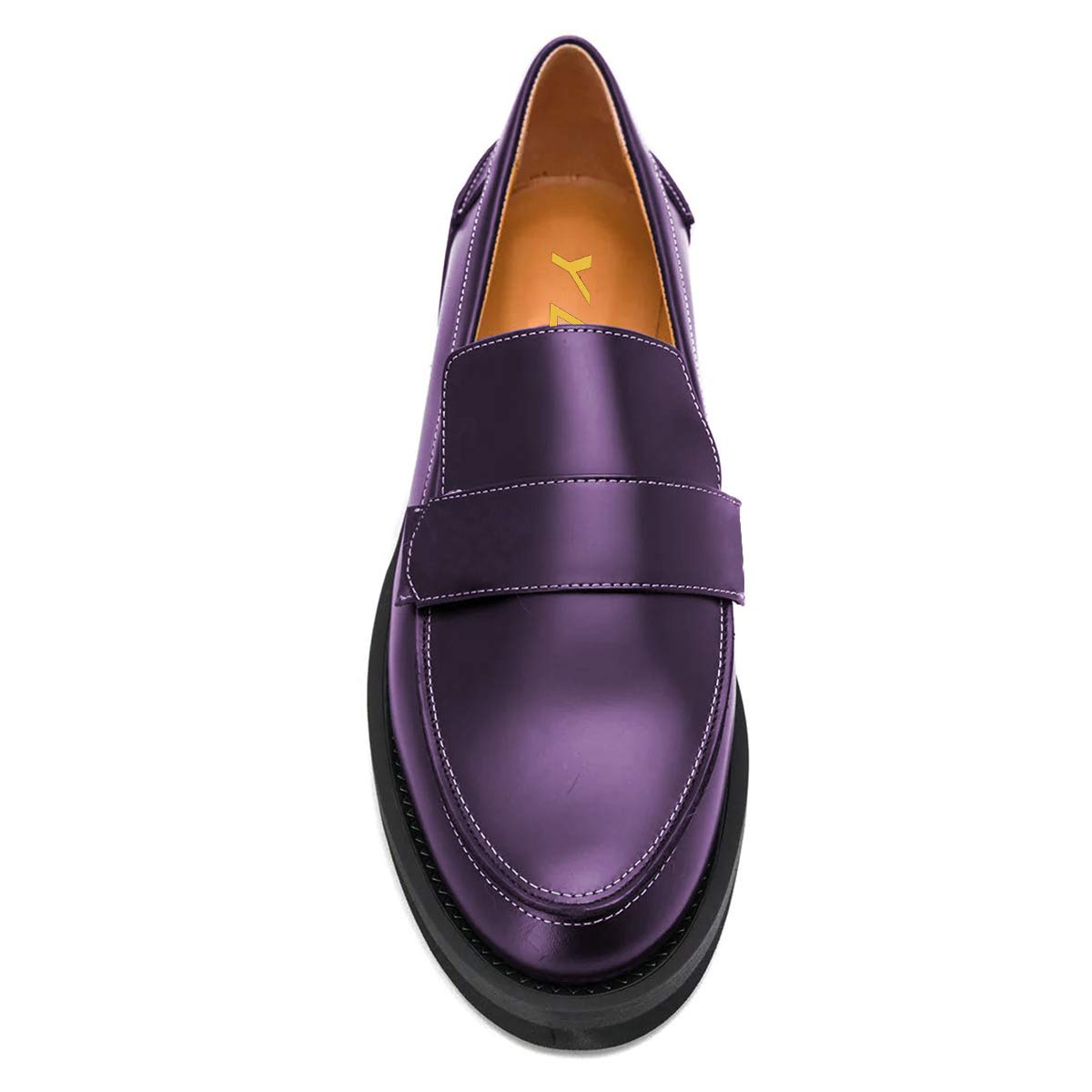 YDN Women's Trendy Round Toe Loafers - Classic Slip On Low Heel Dress Pumps - Comfortable Office & Walking Shoes (US Size 4-15) - Perfect for Work, Commuting & Casual Outings
