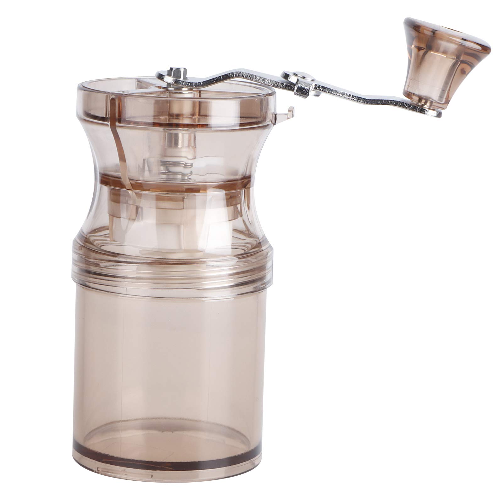 Premium Manual Coffee Grinder - Adjustable 9-Level Stainless Steel Burr Mill for Espresso, French Press & Pour Over - Portable & Washable Light Brown Coffee Bean Grinder - Perfect for Home, Office & Travel Use