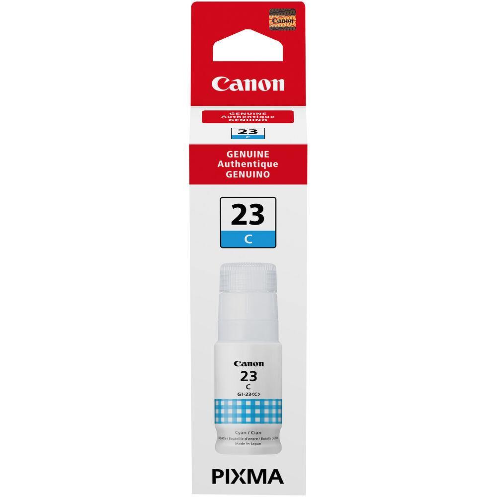 Canon GI 23 Cyan Ink Cartridge for PIXMA G620 Printer - High-Quality Replacement Ink for Photo Printing, Documents & Office Use