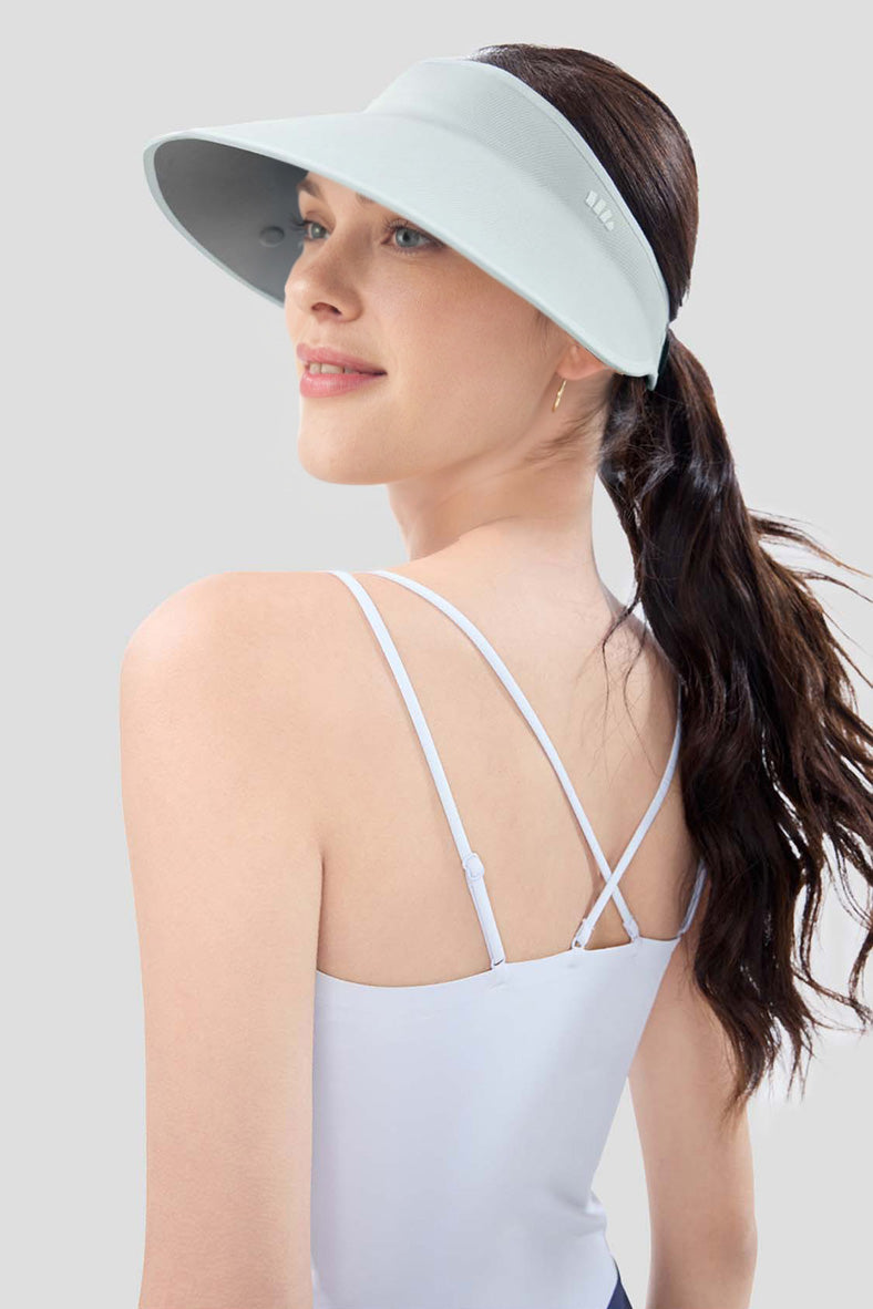 Zero Women's Total Shield UPF50+ Sun Hat - Wide Brim Topless Beach Hat for Sun Protection, Outdoor Activities & Travel