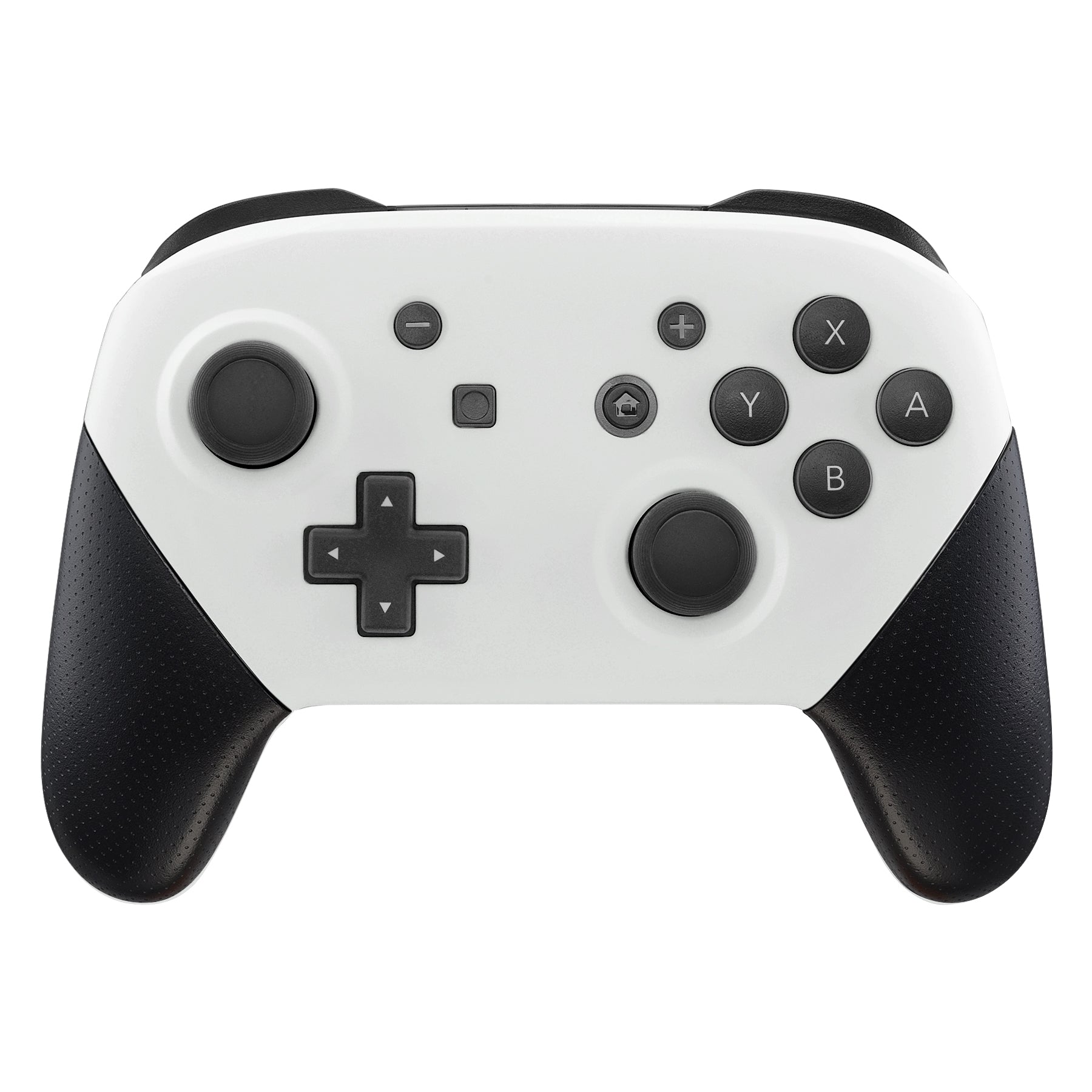 eXtremeRate White Faceplate & Backplate Replacement Shell for Nintendo Switch Pro Controller - DIY Custom Housing Case (Controller Not Included) - Perfect for Gaming Enthusiasts & Modders