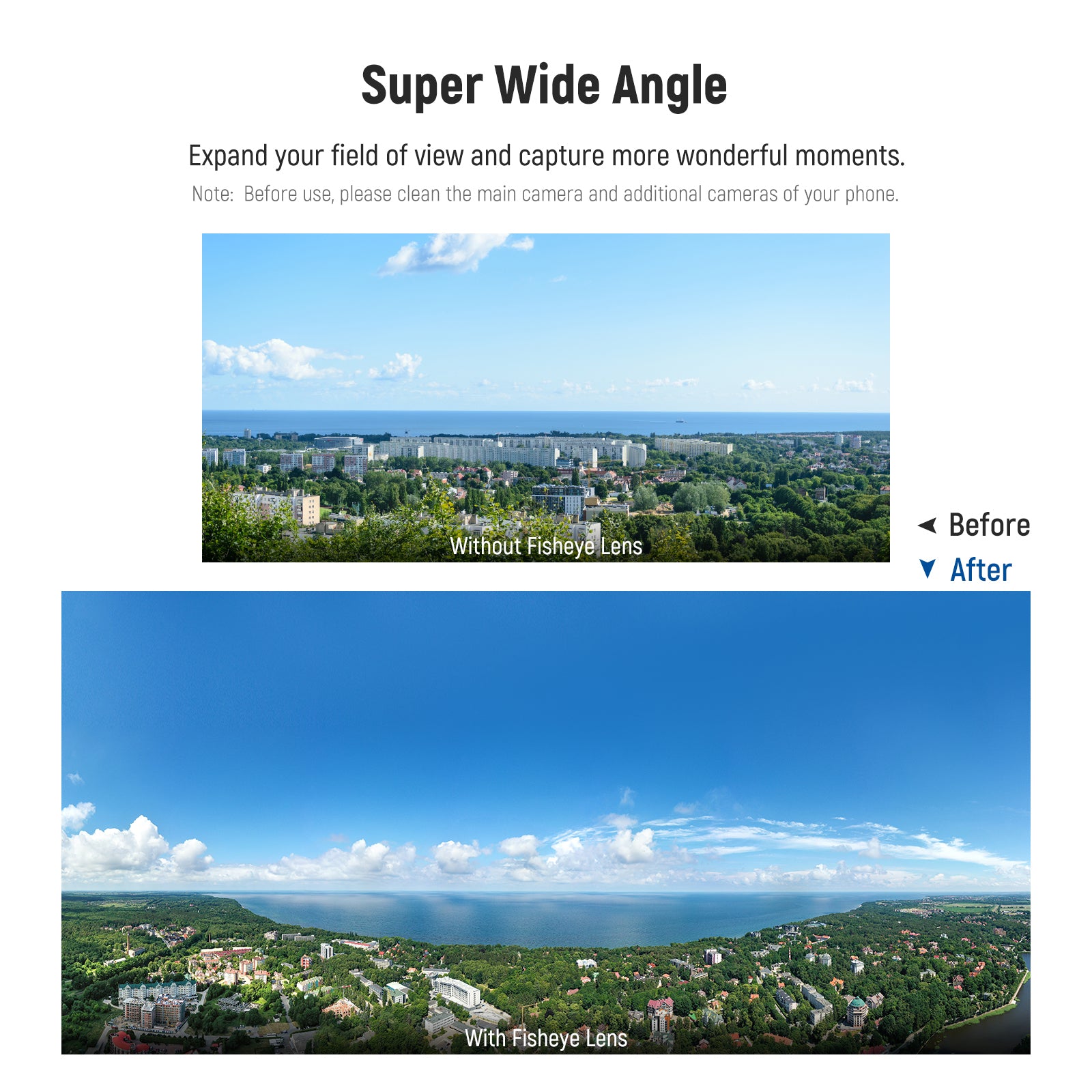 NEEWER LS 29 PRO 8mm Fisheye Lens with 17mm Thread - Universal Phone Lens Clip for iPhone, Samsung & Android - Perfect for Wide-Angle Photography, Vlogging & Creative Shots