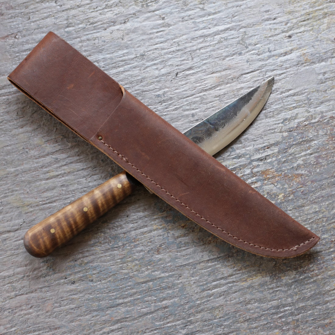 Premium Leather Knife Sheath - Durable & Handmade for Hunting, Camping & Outdoor Adventures | Perfect for Bushcraft, Survival & EDC Gear
