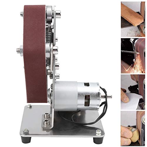 Mini Electric Belt Sander 775 - Multifunctional DIY Polishing & Grinding Machine with 110-240V (US Plug) - Perfect for Woodworking, Metal Craft & Home Renovation Projects