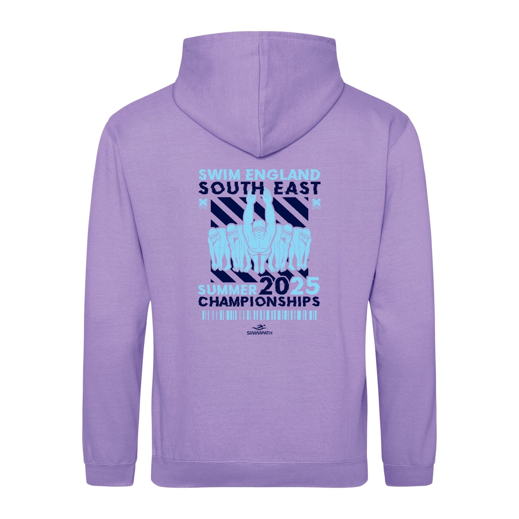 Swim England South East Summer Championships 2025 Hoodie - Digital Lavender Color | Unisex Pullover for Swimming Competitions & Team Spirit