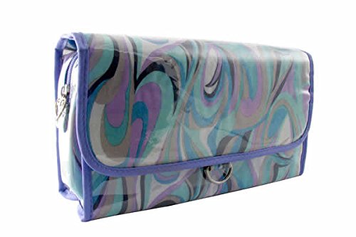 Waterproof Travel Cosmetic Bag for Women - Portable Makeup Organizer with Multiple Pockets - Perfect for Airplane, Gym, and Vacation Toiletries (Style 4143)
