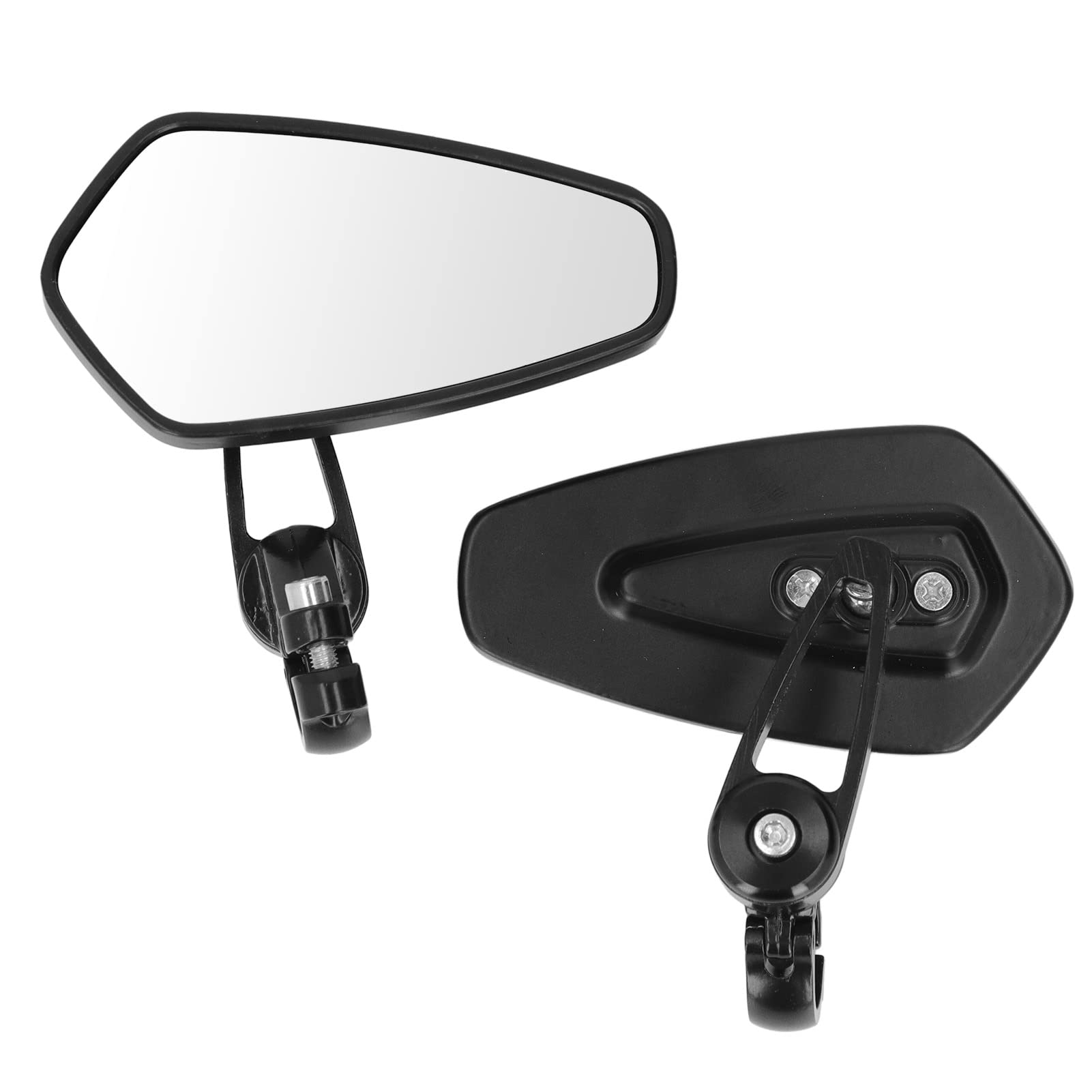 Raguso CNC Aluminum Alloy Motorcycle Rear View Mirrors - Durable Handlebar Mirrors with Clear Glass Lens, Waterproof Modern Design for BMW S1000XR S1000RR 2015-2019 - Perfect for Highway Cruising & Urban Commuting