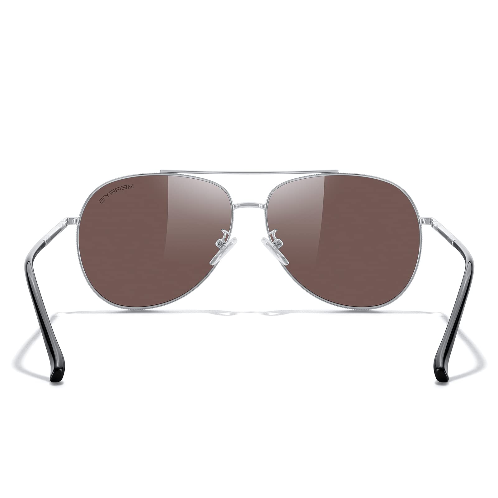 Polarized Aviator Sunglasses for Women & Men - UV Protection, Mirror Lens, 60MM - Ideal for Driving, Outdoor Activities & Travel