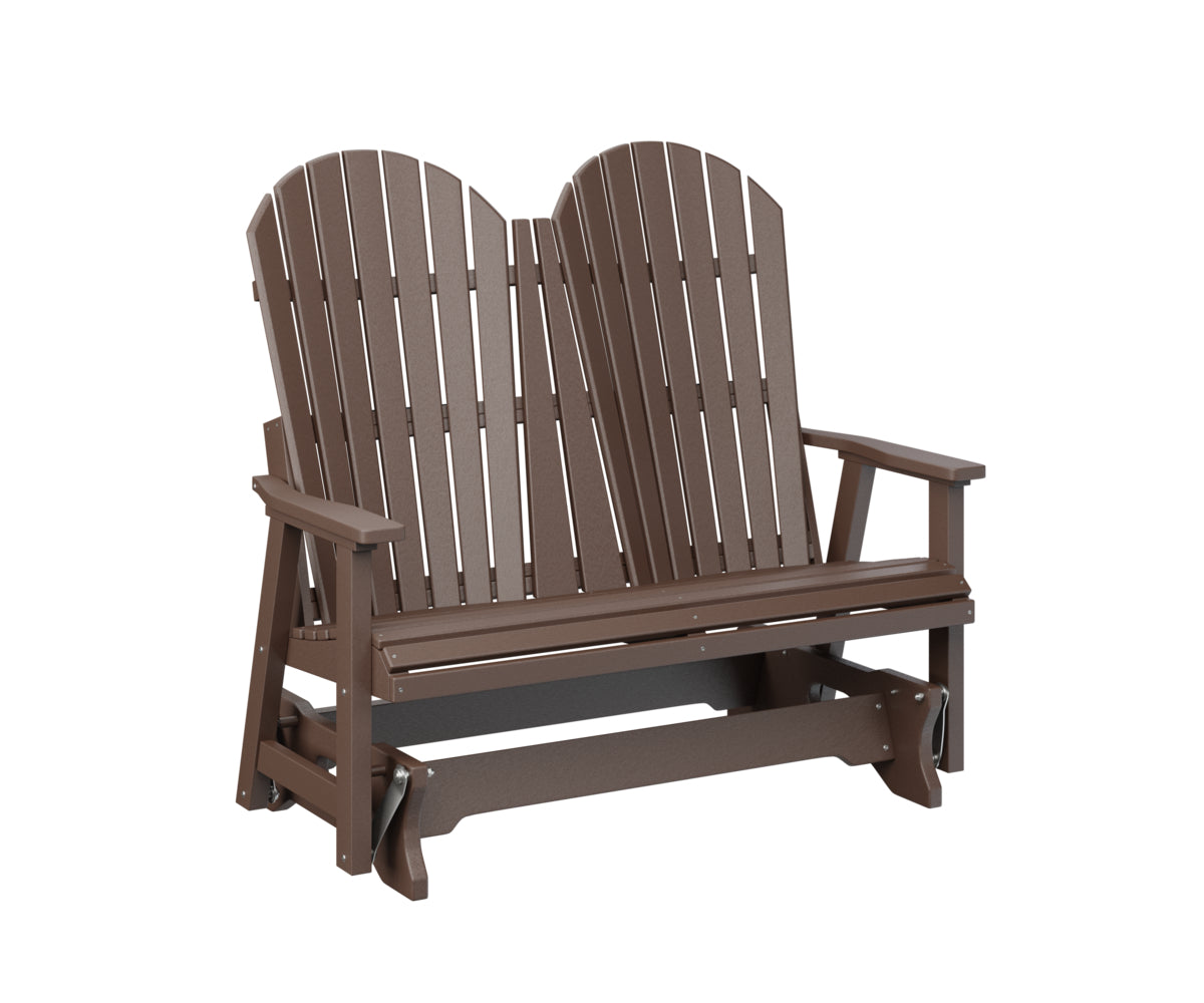 Berlin Gardens Comfo Back Double Glider - Outdoor Patio Swing Bench with Weather-Resistant Cushions - Perfect for Porch, Garden, and Backyard Relaxation