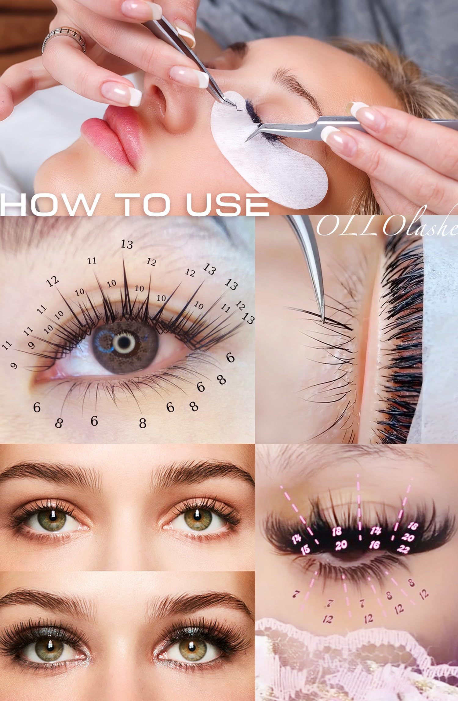 Professional Bottom Lash Extensions - J Curl 0.07mm Mixed Lengths (5mm 6mm 7mm) Black Eyelash Extensions for Lash Technicians | Perfect for Natural Volume & Bridal Makeup Looks