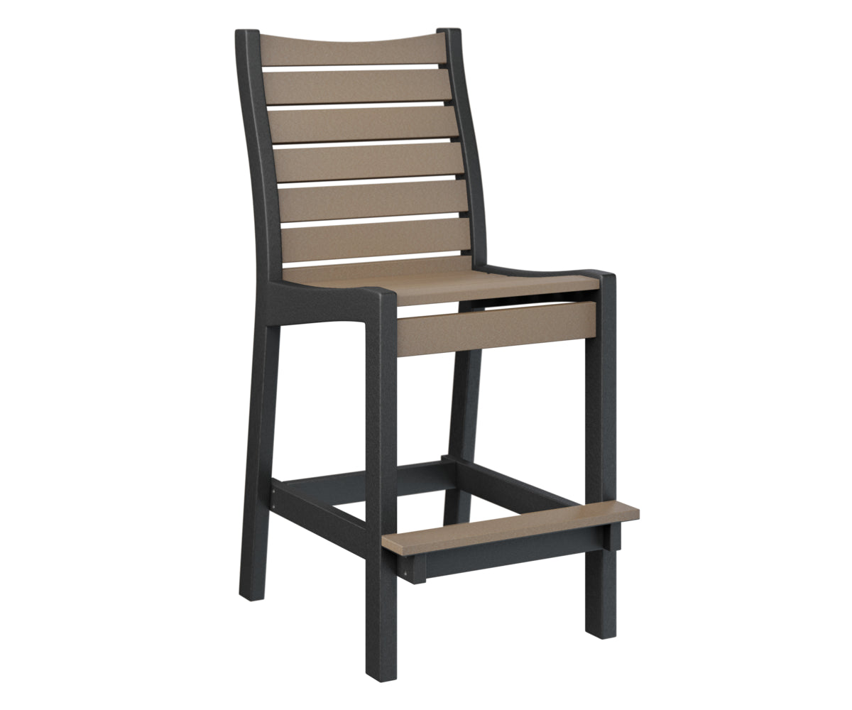 Berlin Gardens Bristol Bar Chair - Adjustable Height Outdoor Bar Stool for Patio, Deck, and Kitchen Counter - Perfect for Entertaining and Relaxing