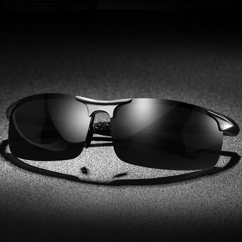 Aidien Men's Full Rim Square TR90 Myopic Reading Glasses & Sunglasses - Lightweight & Durable for Indoor Reading & Outdoor Sun Protection