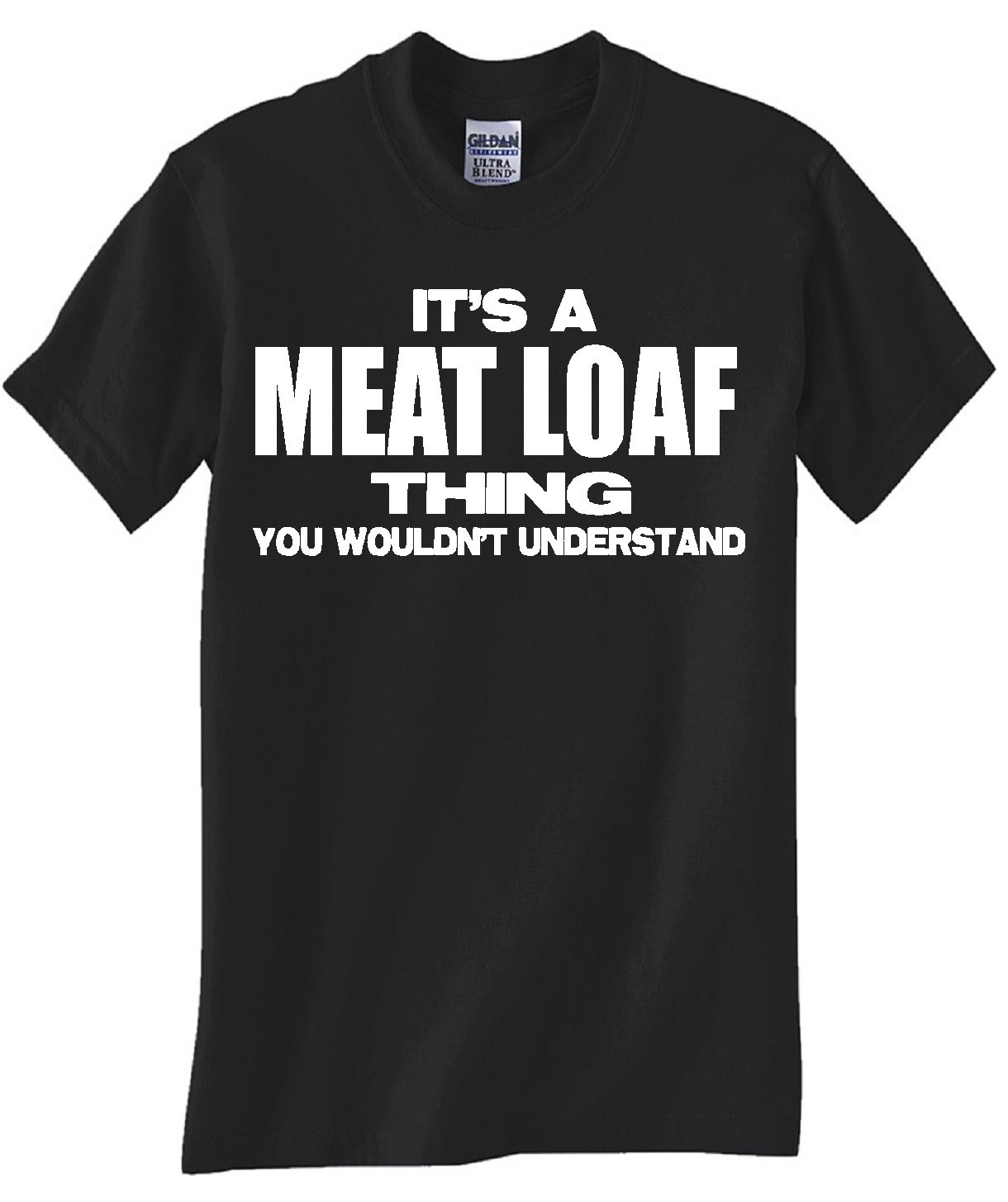 STUFF WITH ATTITUDE Meat Loaf Graphic Black T-Shirt | Rock Band Merchandise | Casual Wear & Concert Outfit