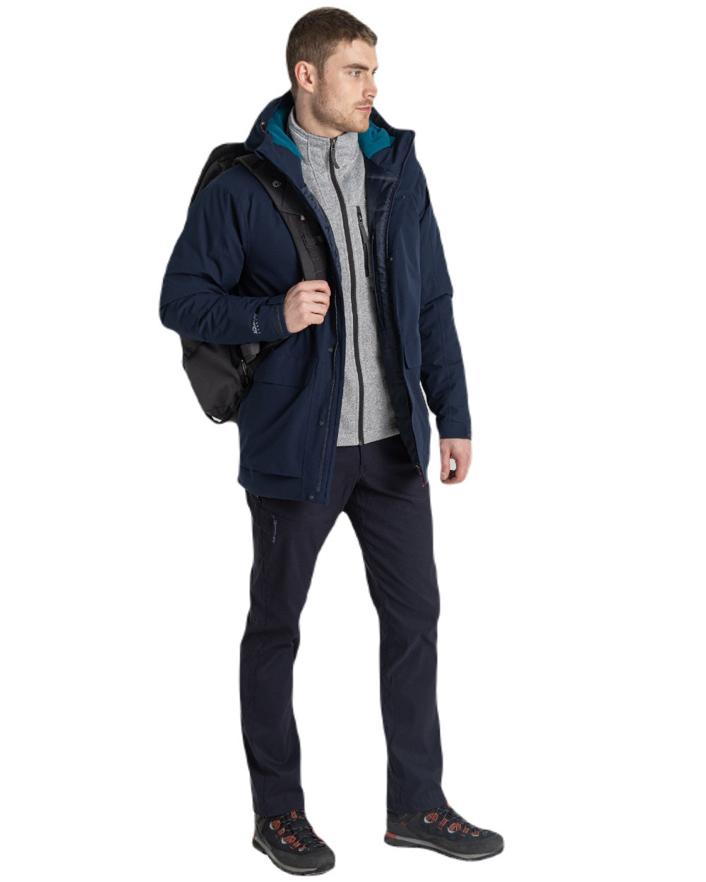 Craghoppers Men's Lorton Thermic Jacket - Lightweight Waterproof Winter Coat for Hiking & Outdoor Adventures