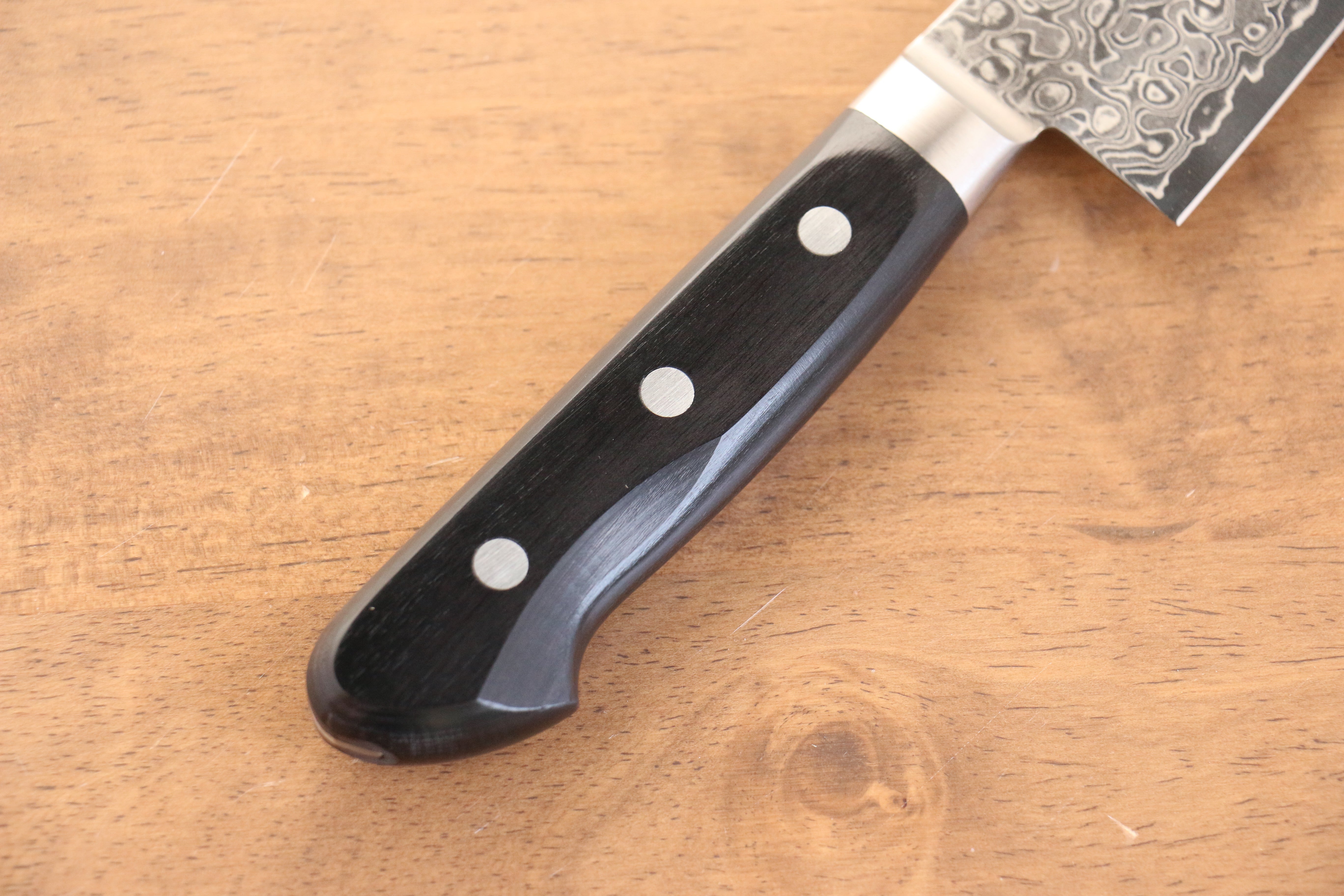 Premium Seisuke Kagami AUS10 Damascus Gyuto Chef Knife 180mm - Mirrored Finish, Black Pakkawood Handle - Perfect for Sushi, Meat Slicing & Professional Kitchen Use