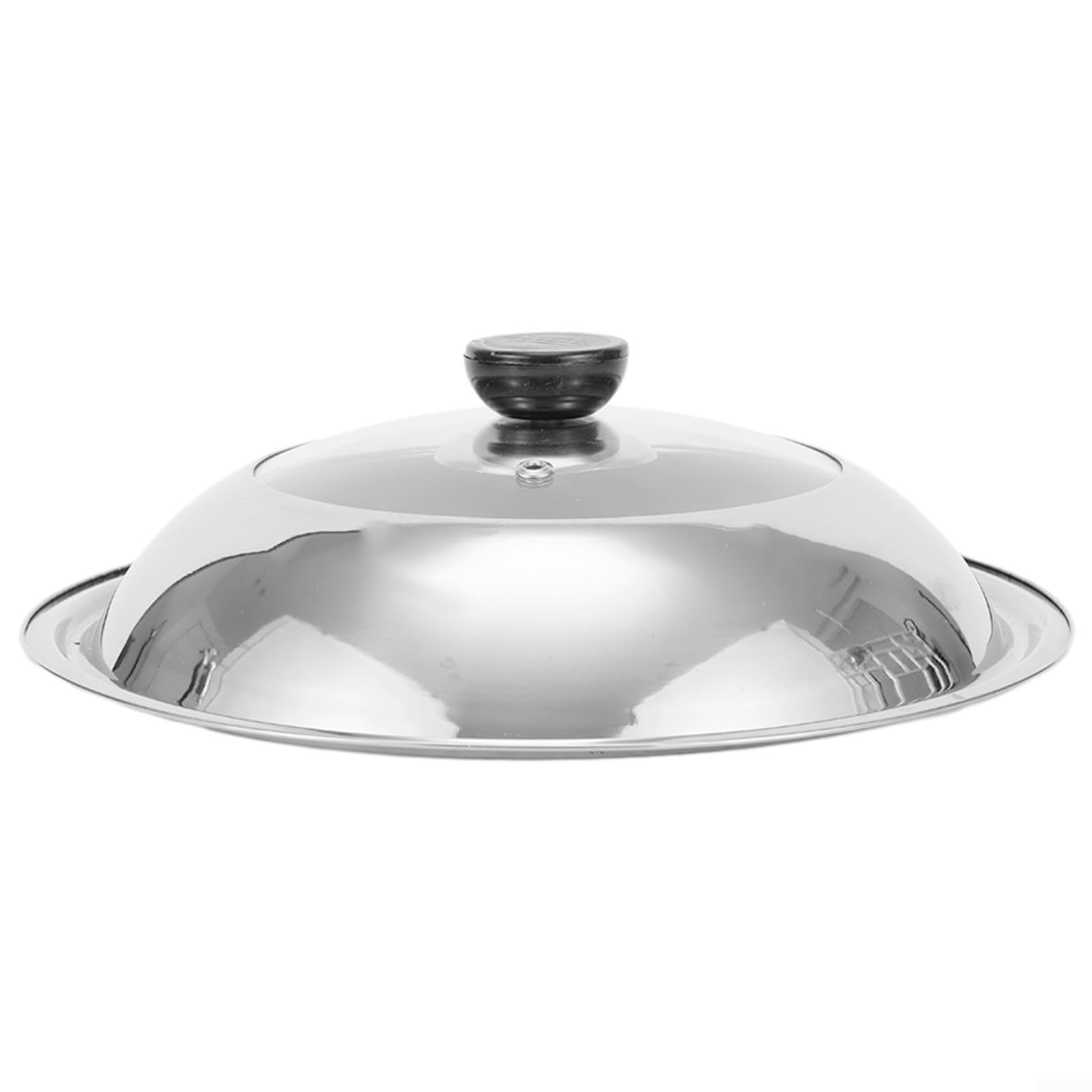 28/30/32/34/36/38 cm Stainless Steel Wok Lid - Replacement Cookware Accessory for Stir Fry, Deep Frying & Asian Cooking - Universal Fit for Most Woks (32cm)