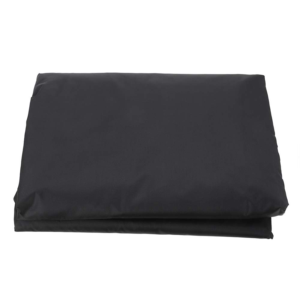 ANMINY Waterproof UV-Resistant Outdoor Chair Covers - Windproof Stackable Barstool & Dining Chair Protector with Storage Bag (Black, Pack of 1) - Perfect for Patio, Lawn, Garden & Backyard Furniture Protection