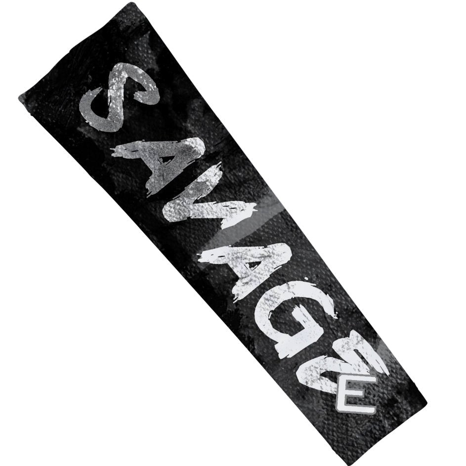Savage Arm Sleeve - Compression Arm Sleeve for Men & Women - UV Protection & Muscle Support for Basketball, Running, Gym Workouts & Outdoor Sports