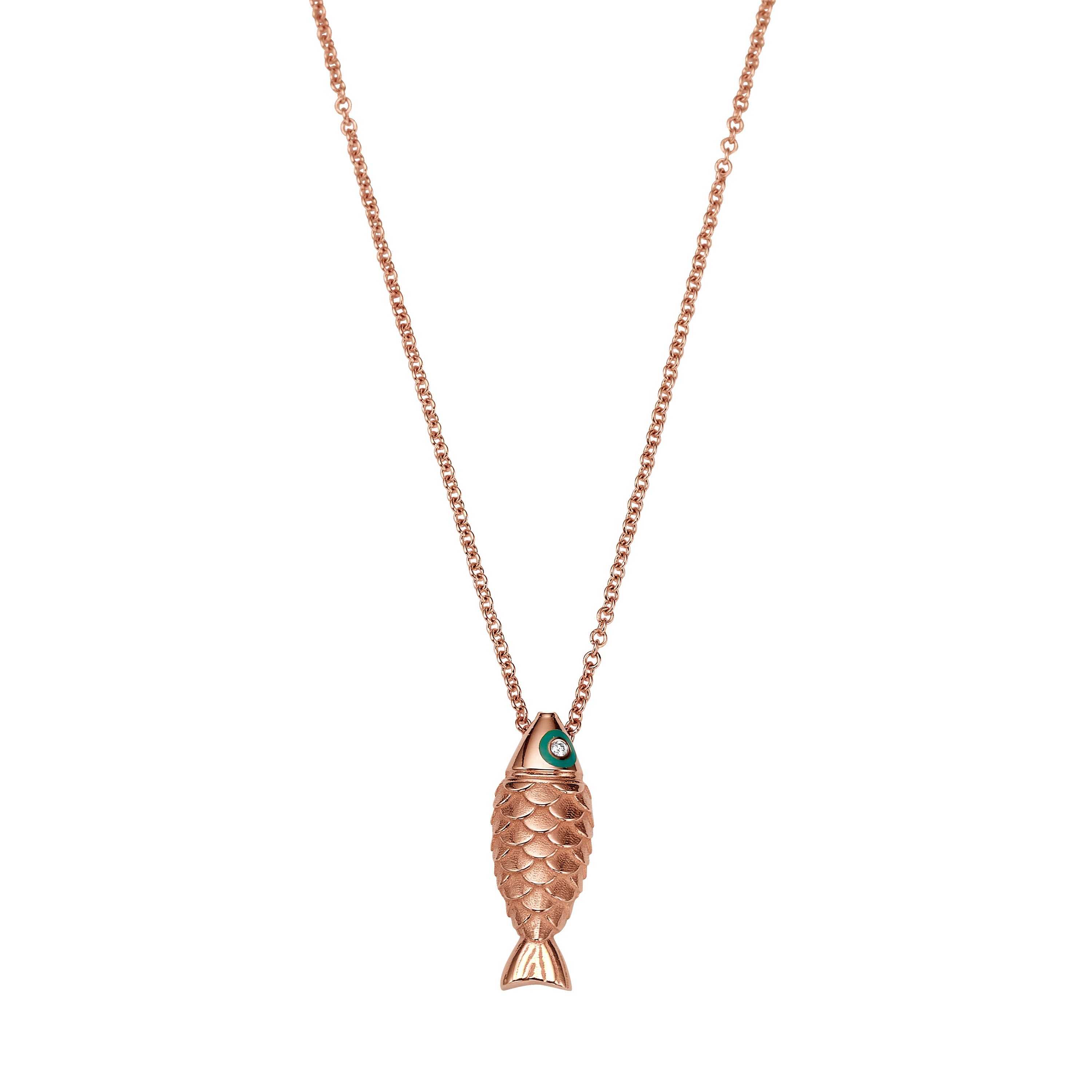 Lucky Fish Necklace - Elegant Gold Pendant for Women, Trendy Jewelry Gift for Her - Perfect for Birthdays, Anniversaries & Everyday Wear