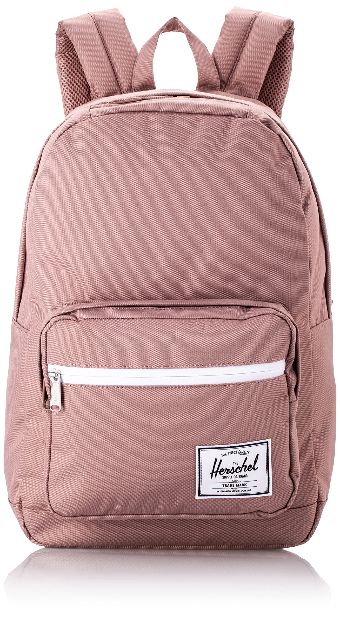 Herschel Pop Quiz Backpack 22L - Lightweight Laptop Backpack for School & Travel, Water-Resistant Ash Rose Daypack for Men & Women - Perfect for College, Work, and Everyday Commute