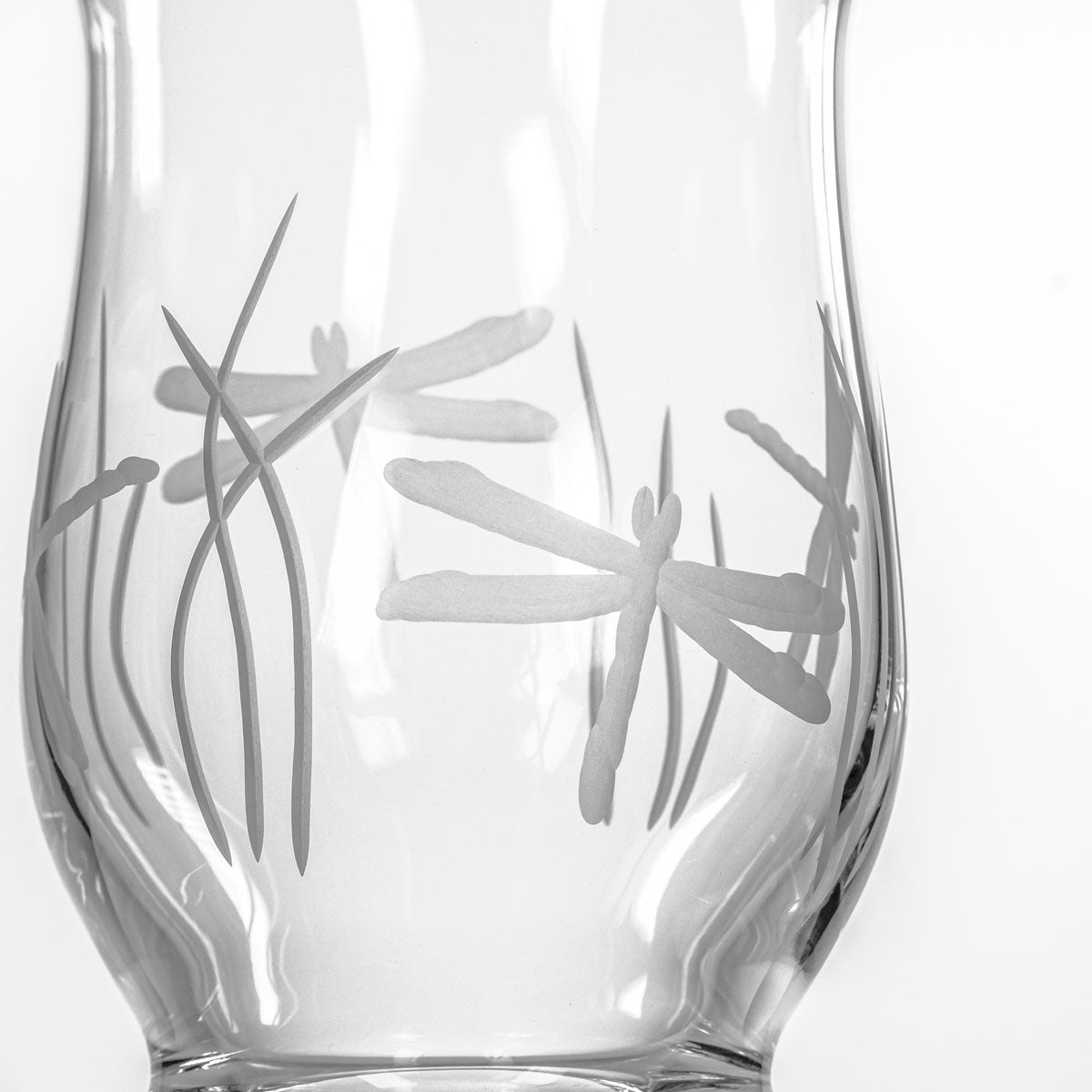 Elegant Dragonfly Candle Hurricane Shade - Glass Candle Holder for Home Decor, Wedding Centerpieces & Romantic Ambiance Lighting