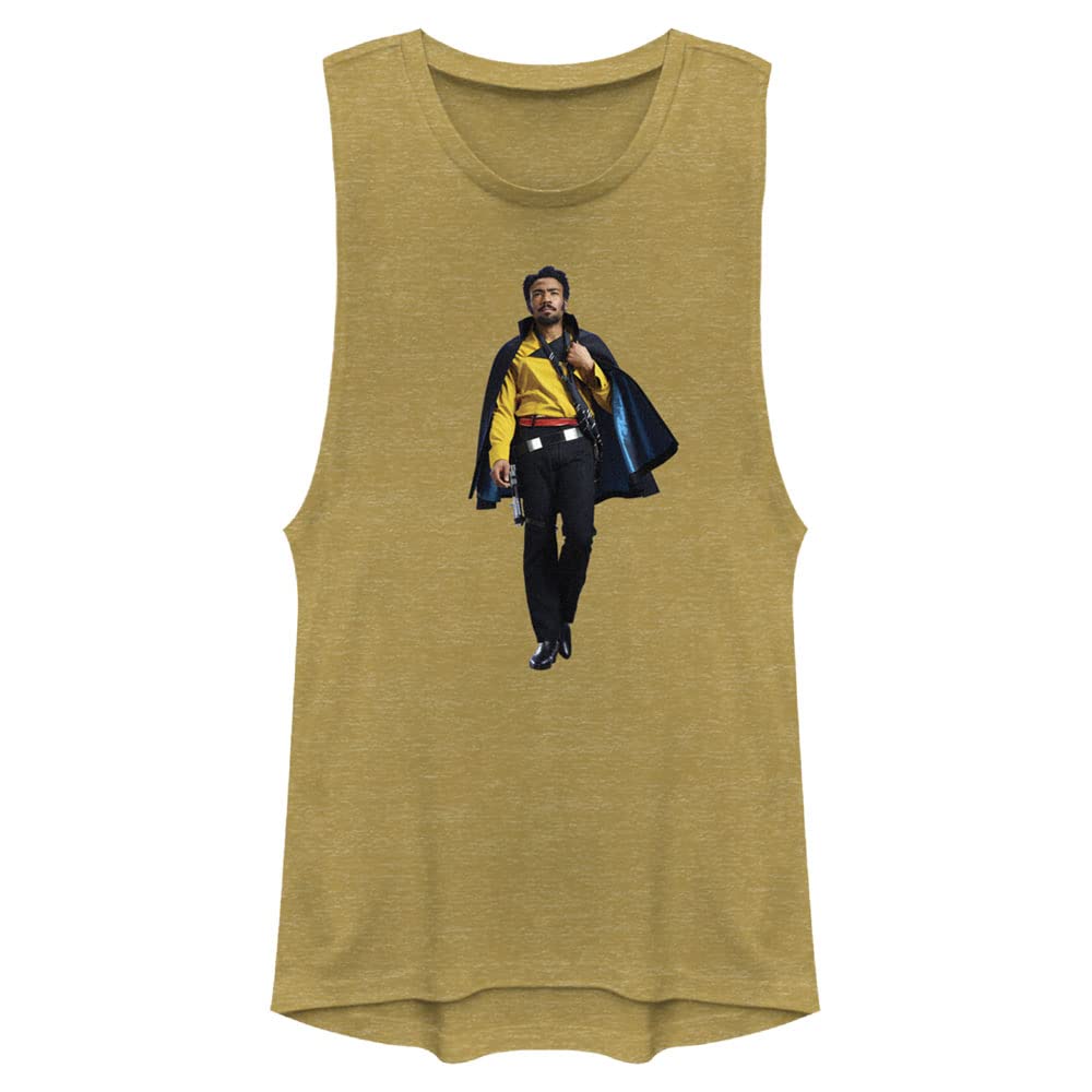 Star Wars Han Solo & Lando Cutout Women's Muscle Tank Top - Casual Cosplay & Summer Fashion