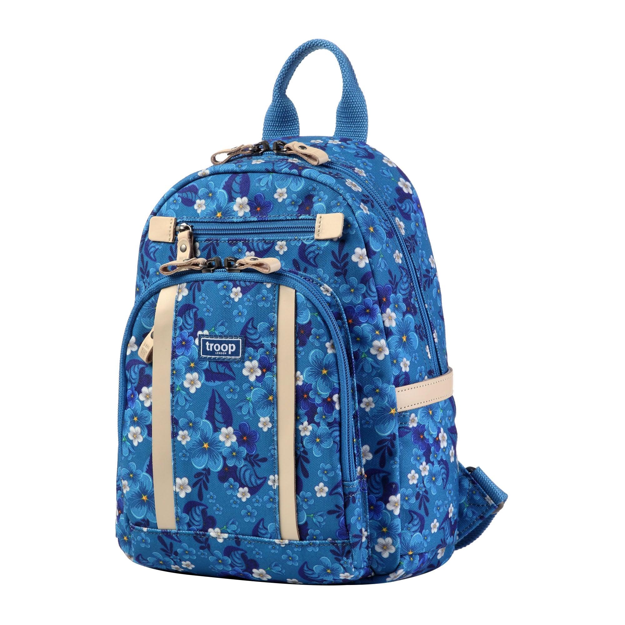 TRP0255 Troop London Classic Canvas Backpack Small - Durable School & Travel Backpack for Men & Women - Perfect for College, Commuting & Outdoor Adventures