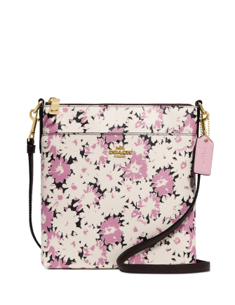 Coach Daisy Print Kitt Crossbody Bag - Stylish Floral Shoulder Purse for Women | Perfect for Work, Travel & Everyday Use