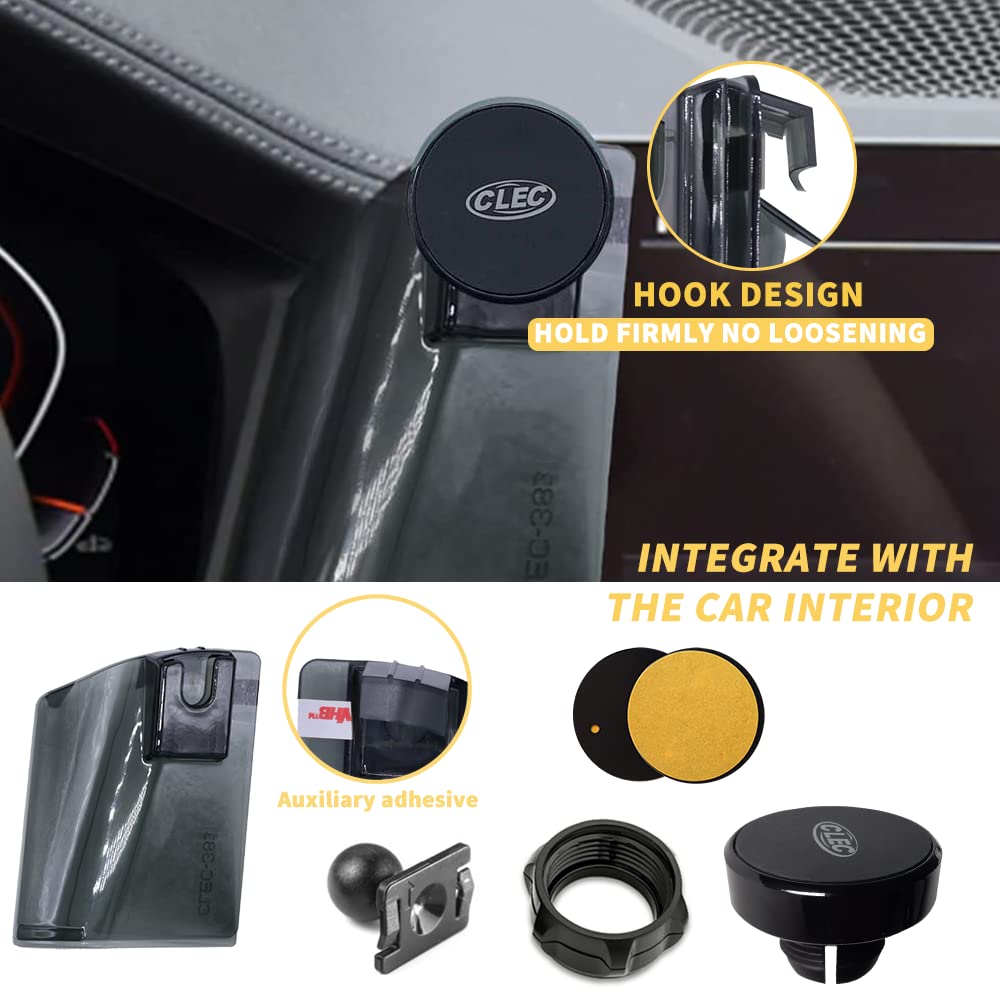 Magnetic Car Phone Holder Mount for BMW 3 Series 2020-2021 - Custom Fit Air Vent & Dashboard Phone Stand - Mini Size for 3-7 Inch Smartphones - Perfect for Hands-Free Navigation & Safe Driving