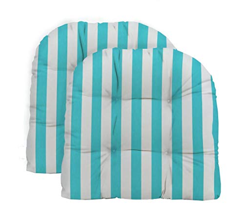 Cancun & White Cabana Stripe
